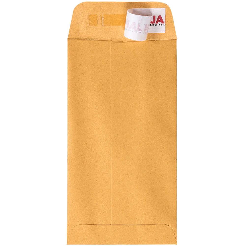 JAM Paper Brown Kraft Manila Coin Business Recycled Envelopes