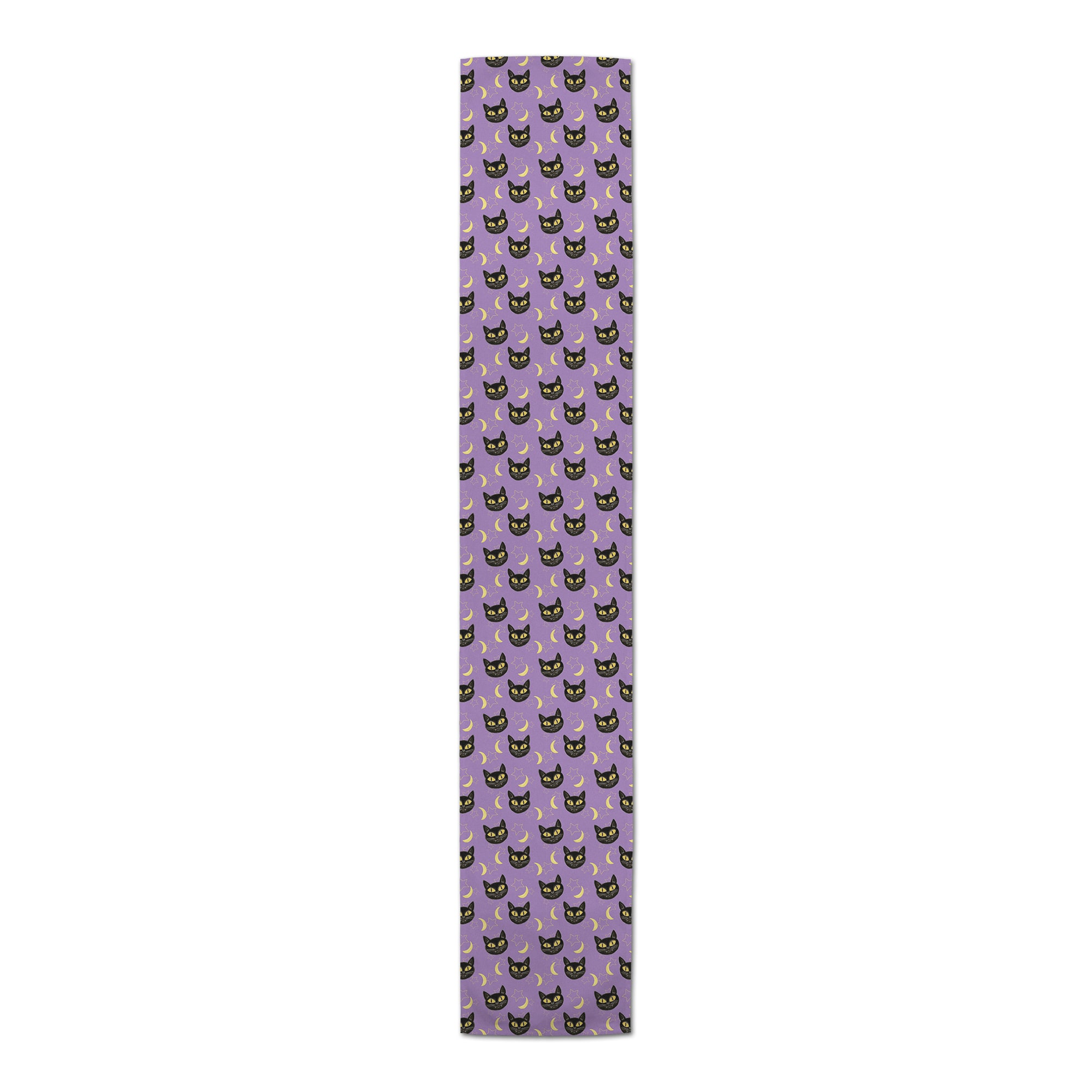 Cat Moon & Stars Pattern Table Runner