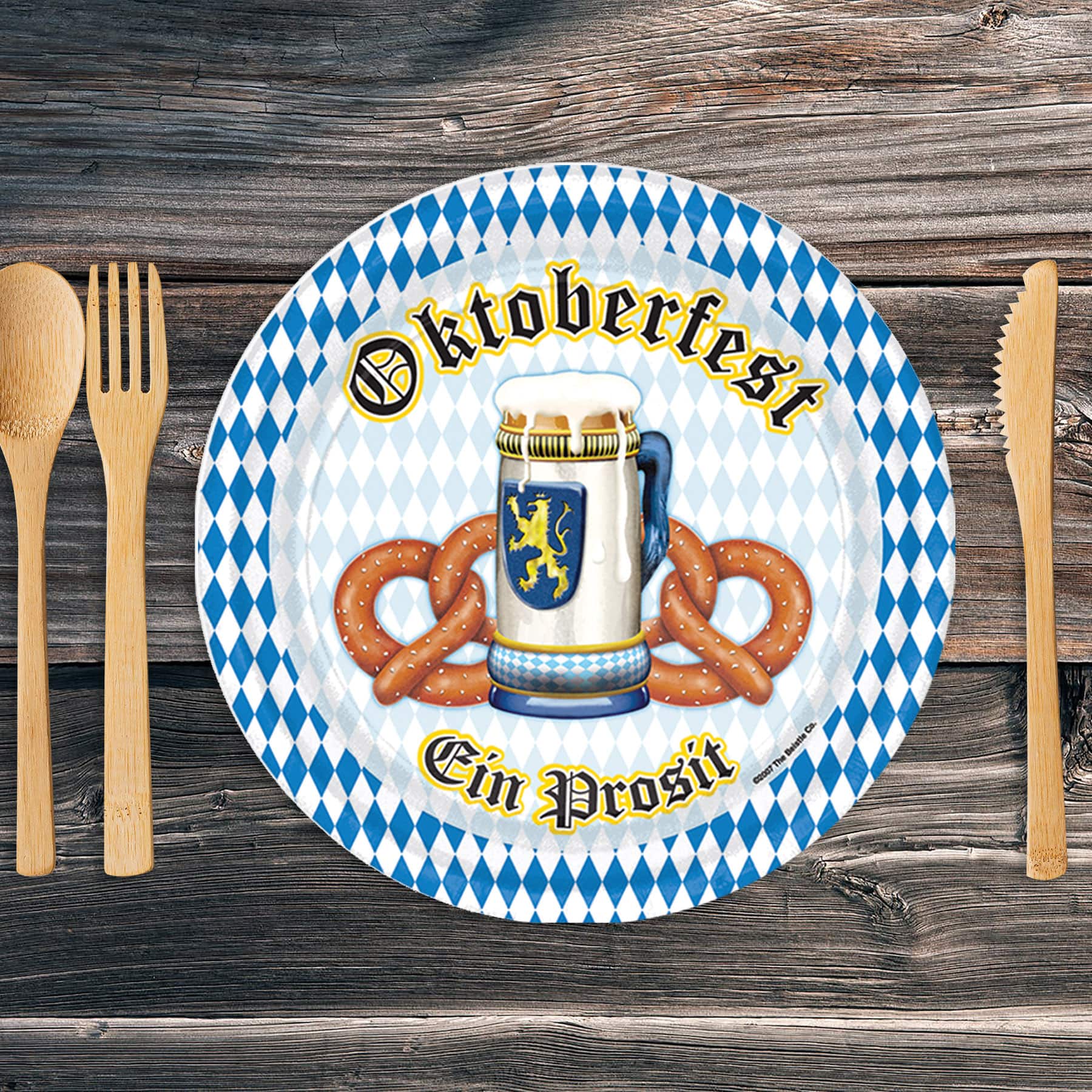 Beistle Oktoberfest Paper Plates, 16ct.