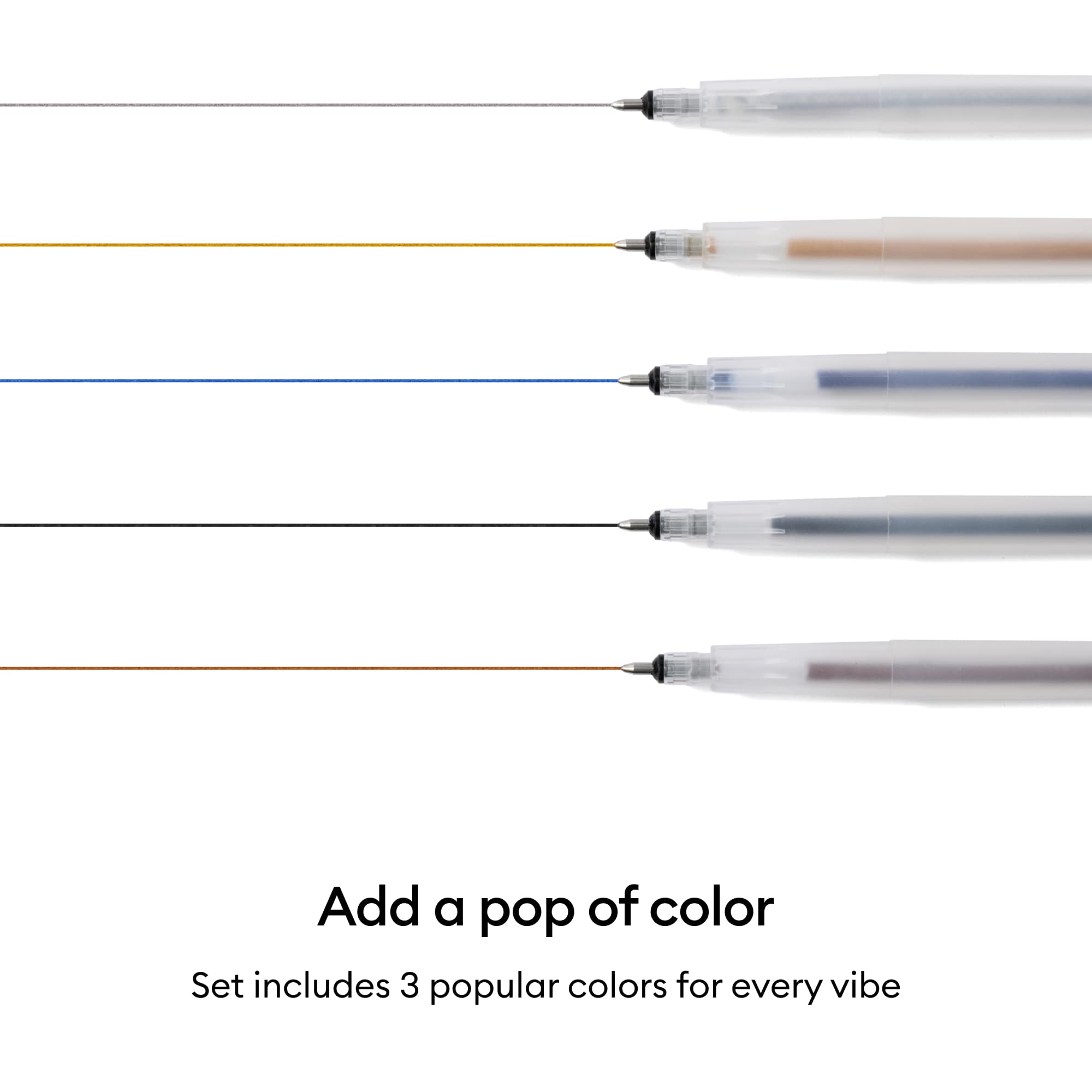 Cricut® 0.8mm Glitter Gel Pens, 3ct. with Adapter