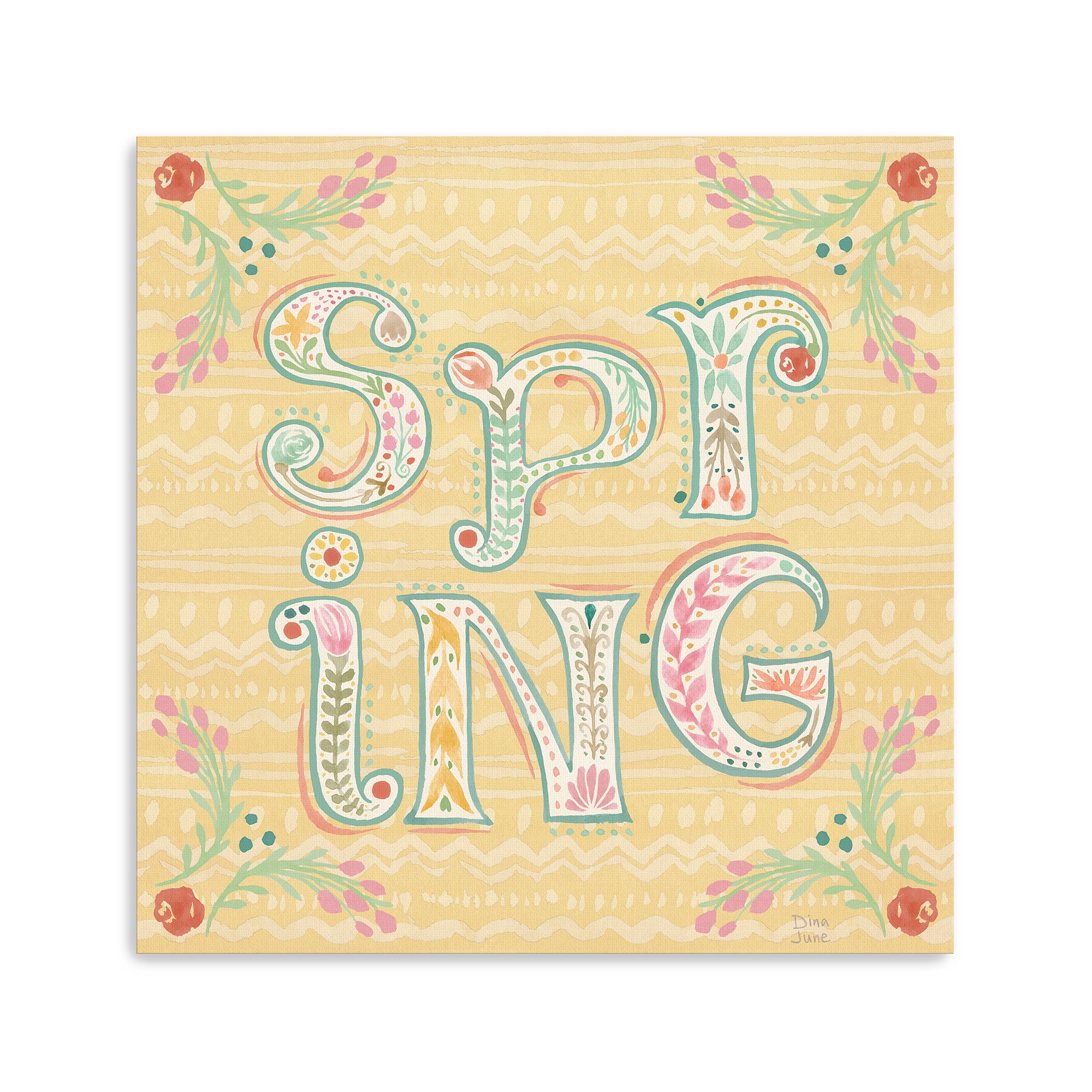 Lumaprints Spring Song VI Canvas Giclée Art