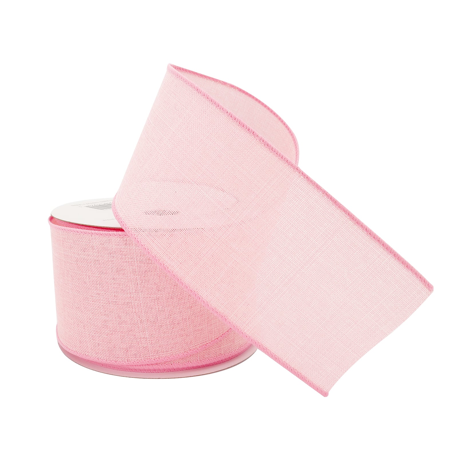 12 Pack: 2.5" x 25ft. Faux Linen Wired Ribbon by Celebrate It™ Décor