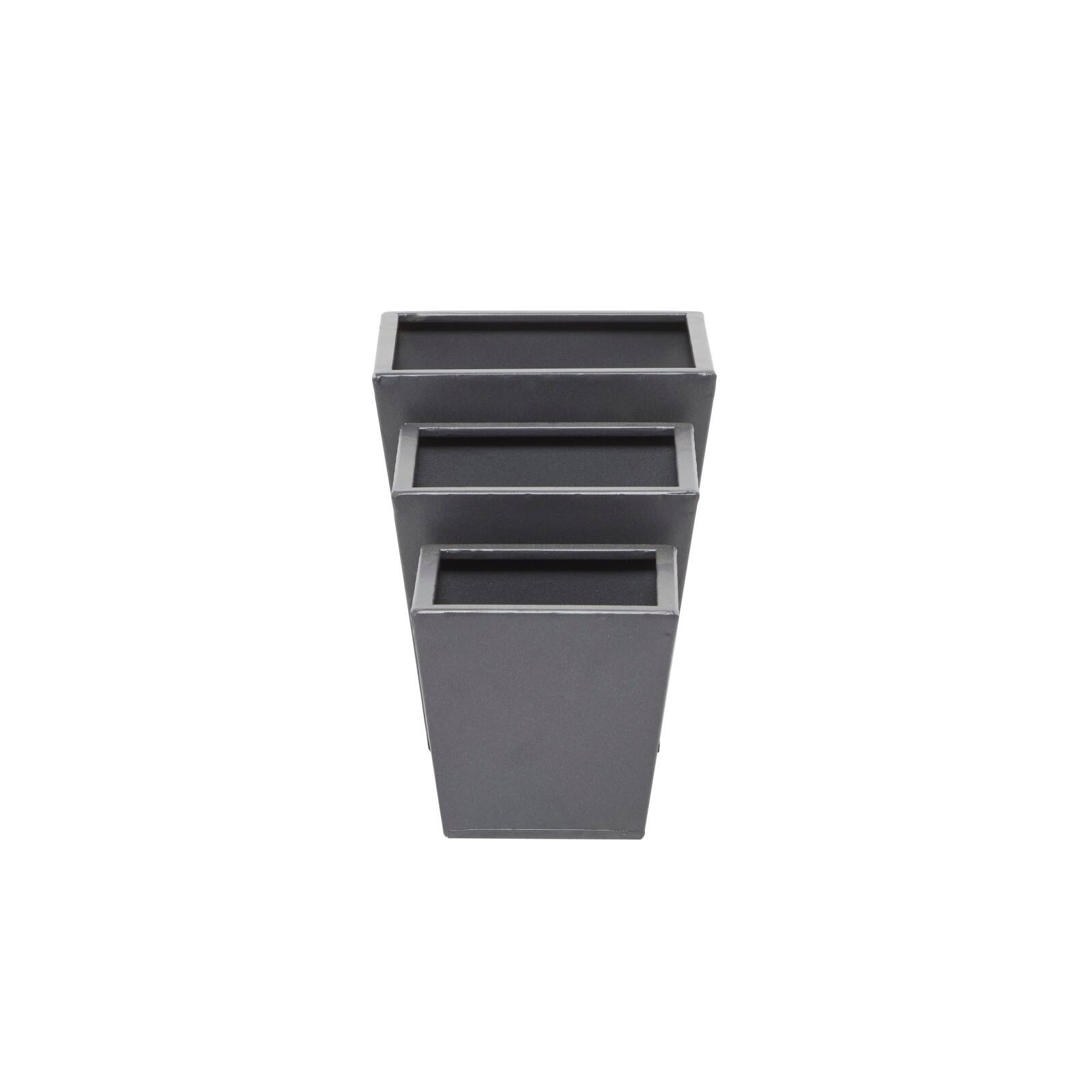 Grey Modern Planter, Set of 3" 8", 6", 5"