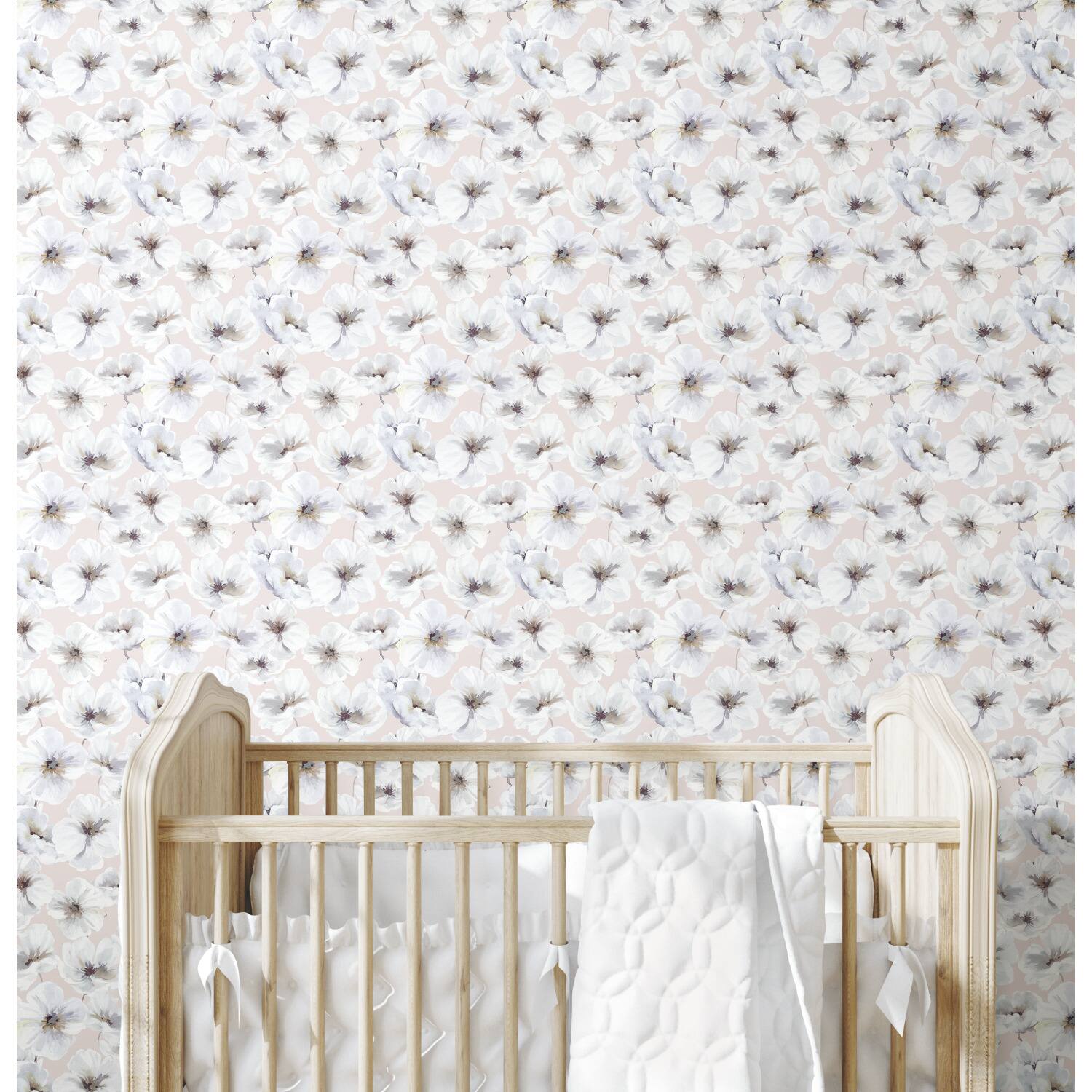 RoomMates Tamara Day Hawthorn Blossom Peel & Stick Wallpaper