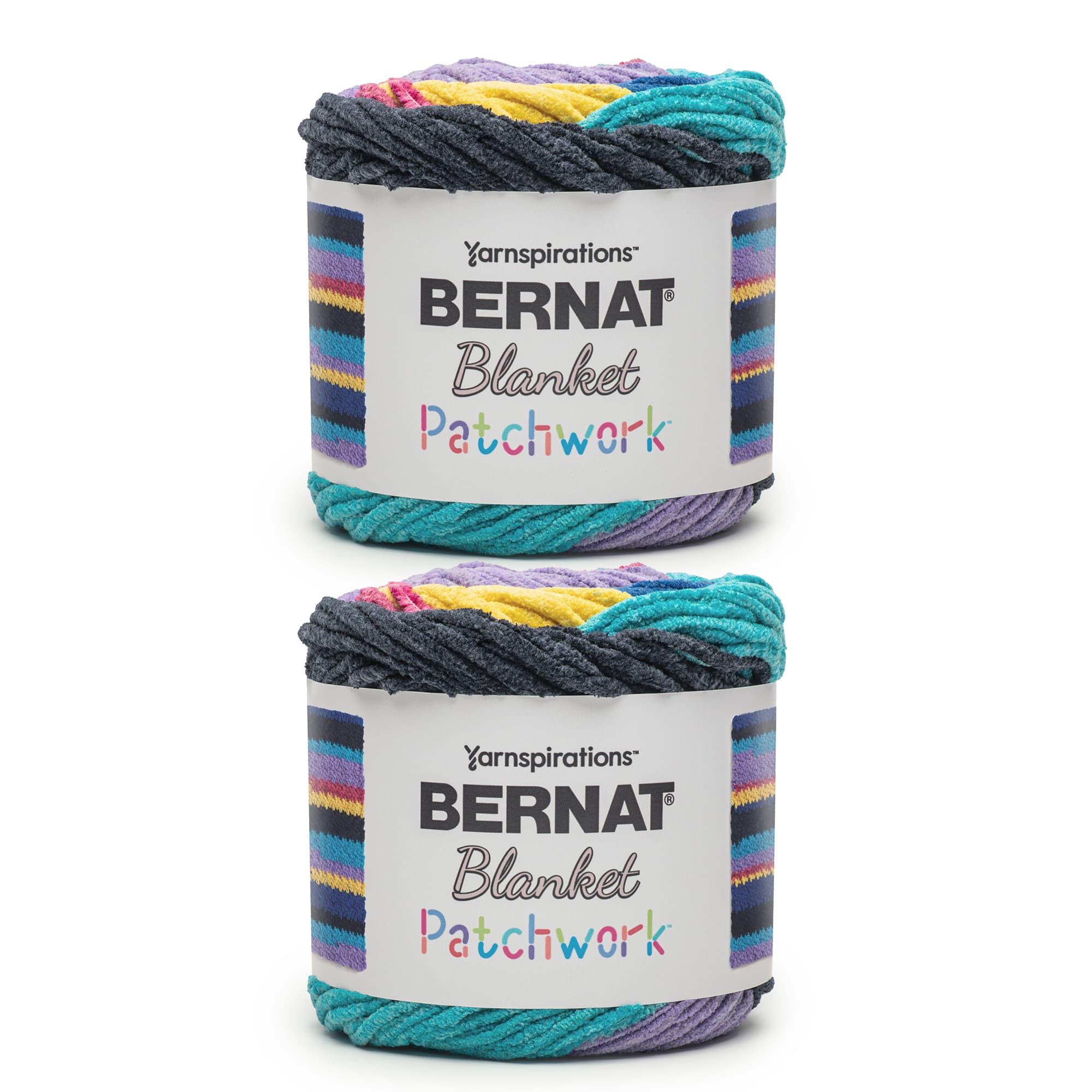 2 Pack Bernat® Blanket Patchwork™ Yarn