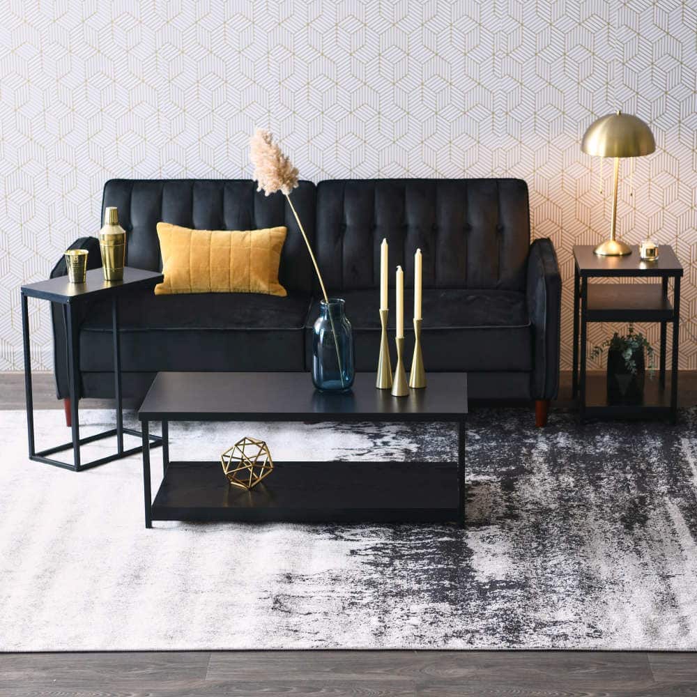 Household Essentials Jamestown 2-Shelf End Table