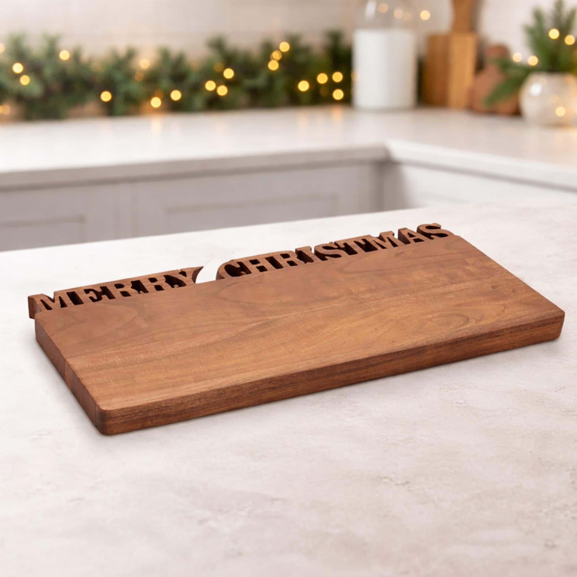 Melrose 18" Wood Merry Christmas Cutting Board