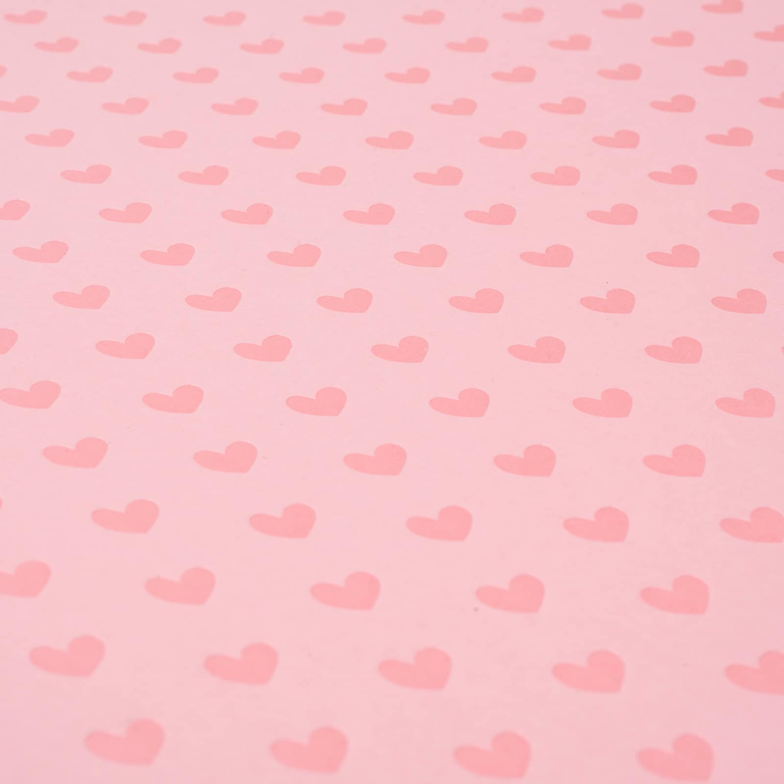 Pink Foil Heart Paper by Recollections®, 12" x 12"