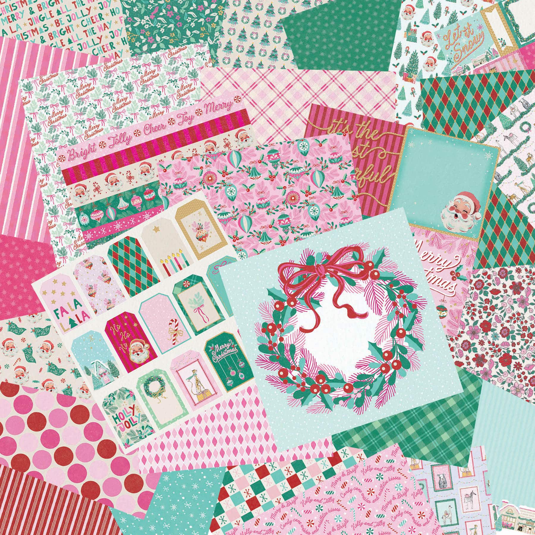 12" x 12" Jingle Joy Cardstock Paper Pad by Recollections™, 58 Sheets