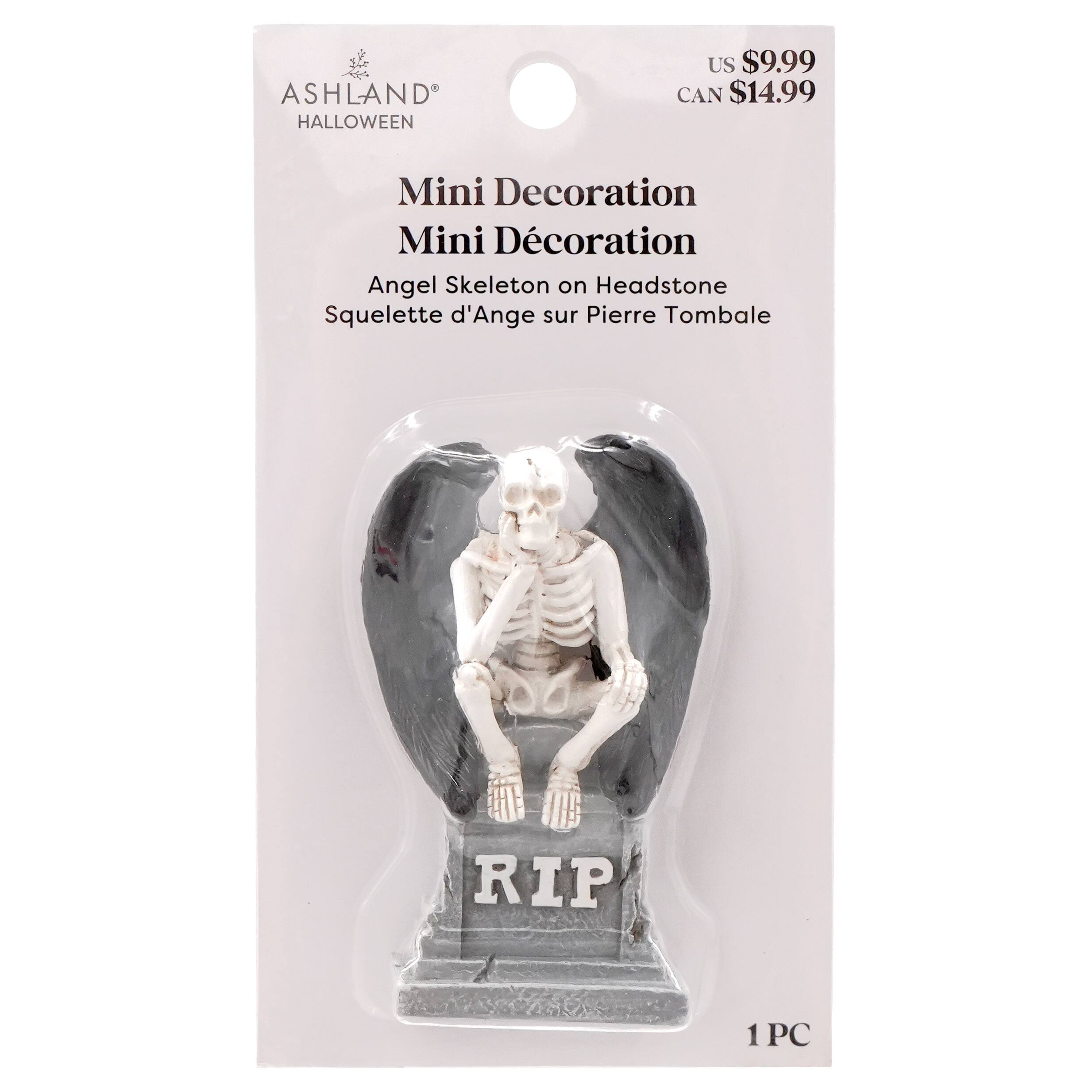 Mini Angel Skeleton on Headstone by Ashland®