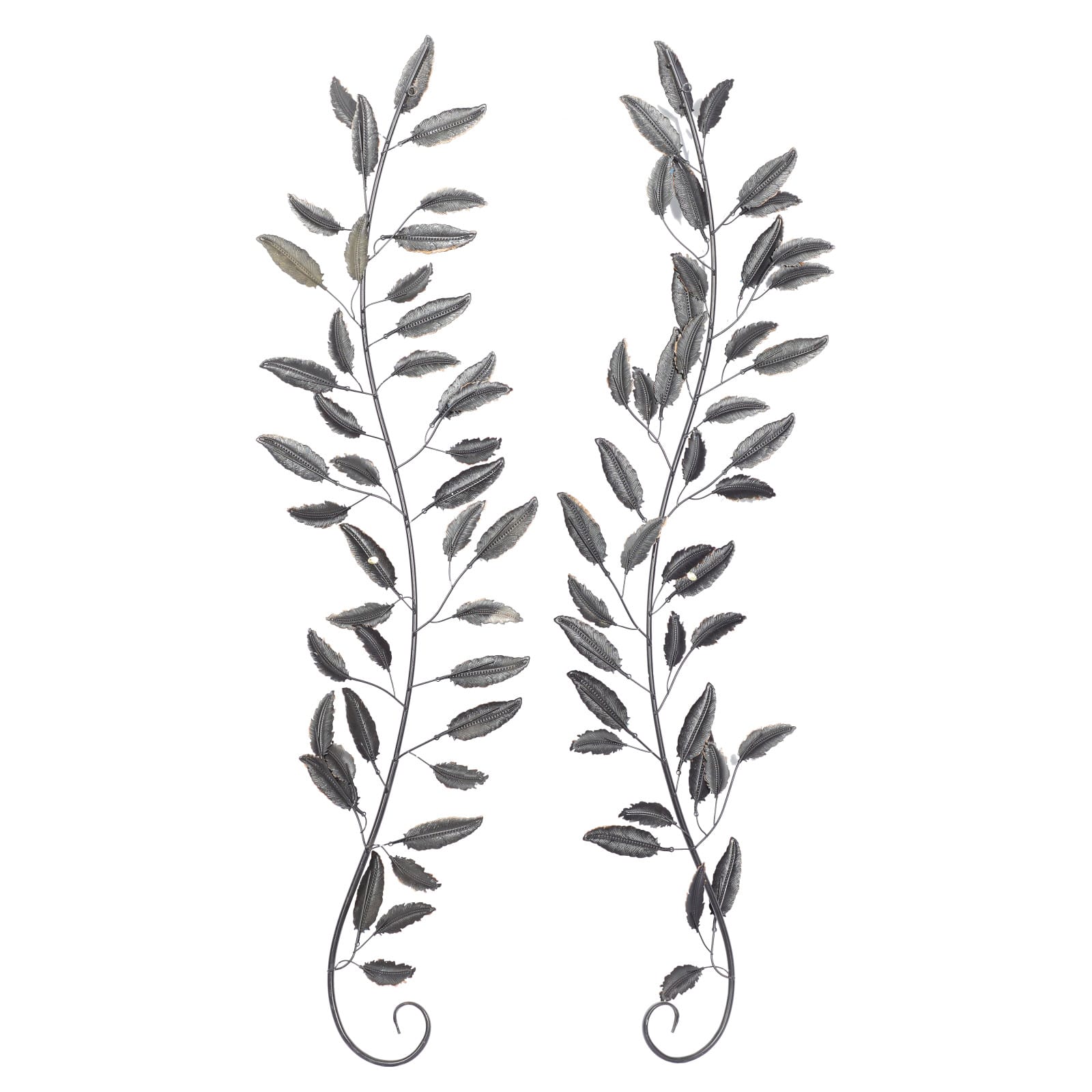 Turquoise Traditional Floral Metal Wall Décor Set