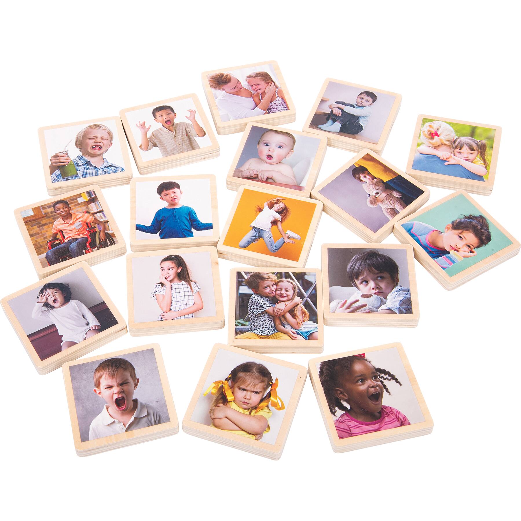 TickiT® My Emotions Wooden Tiles Play Set