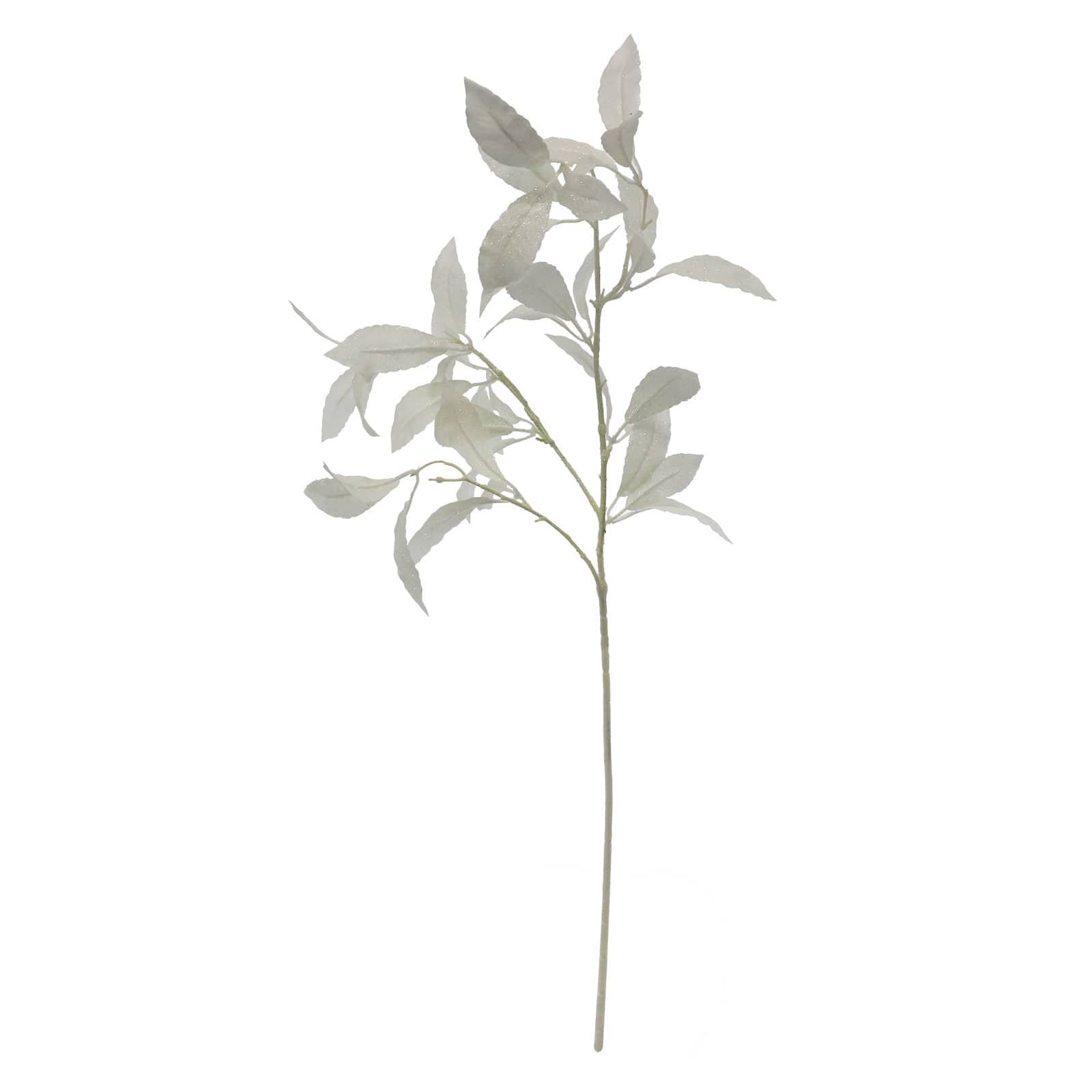 30" Flocked Bay Leaf Stem by Ashland®