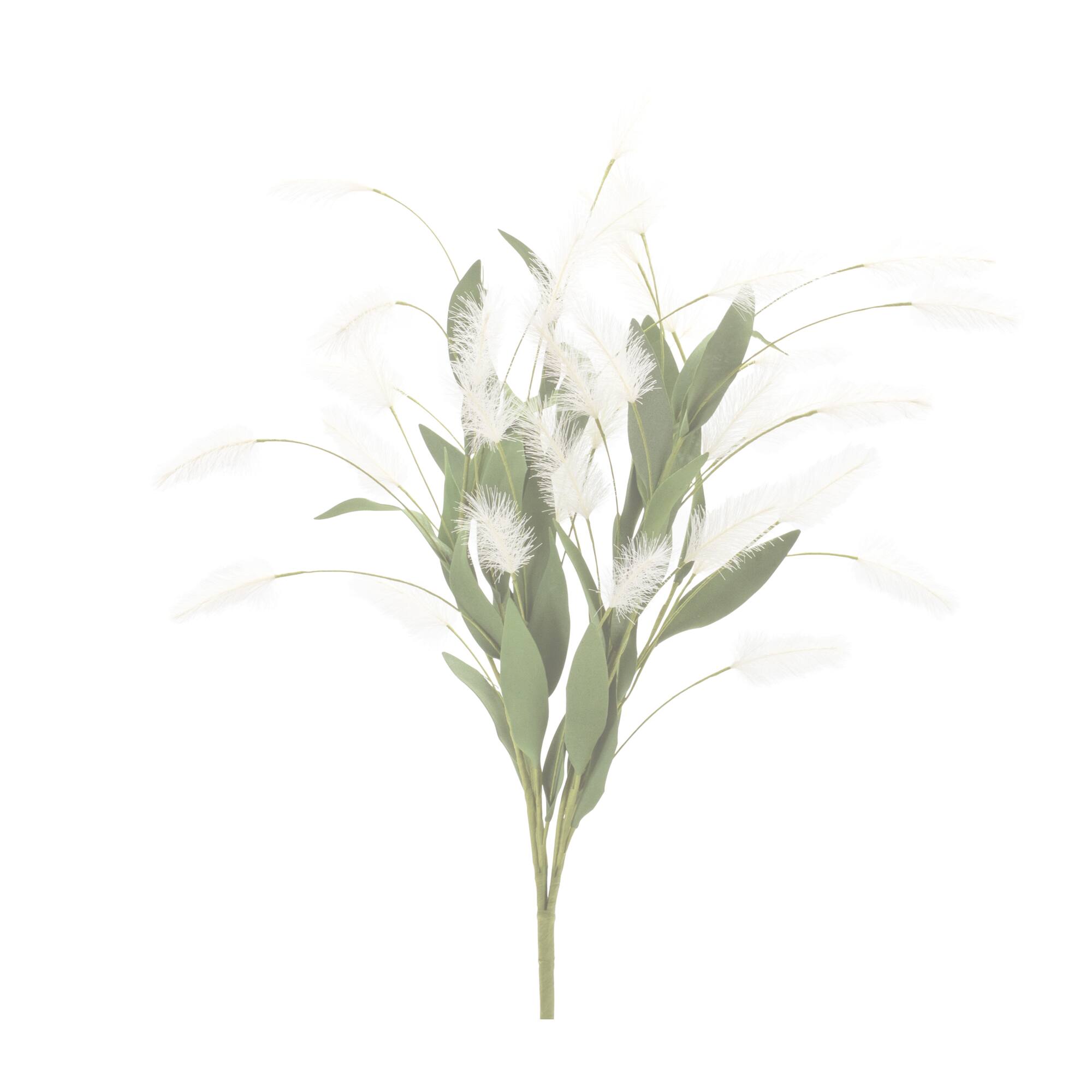 22.5" White Plume Bushes, 2ct.