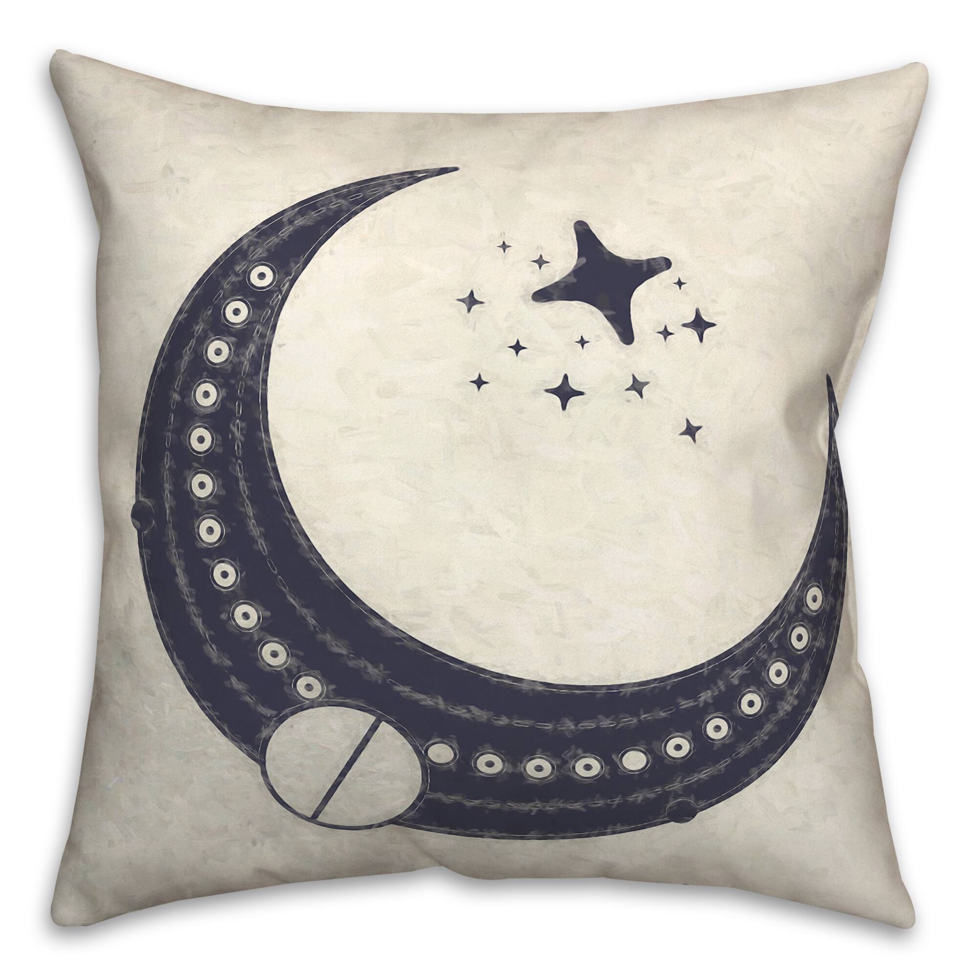 Half Moon Pattern 2 18" x 18" Throw Pillow