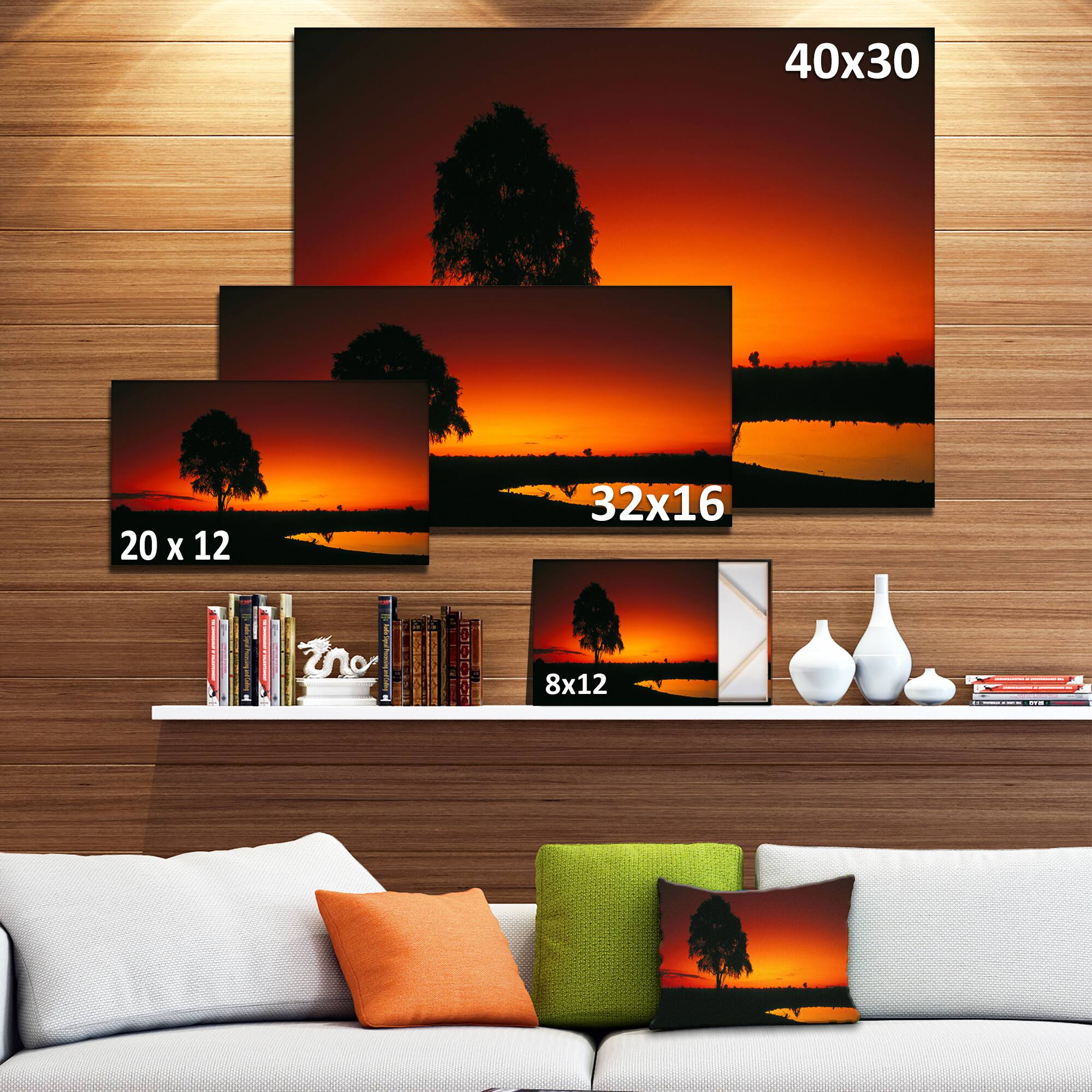 Designart - Sunset View in Tanzania