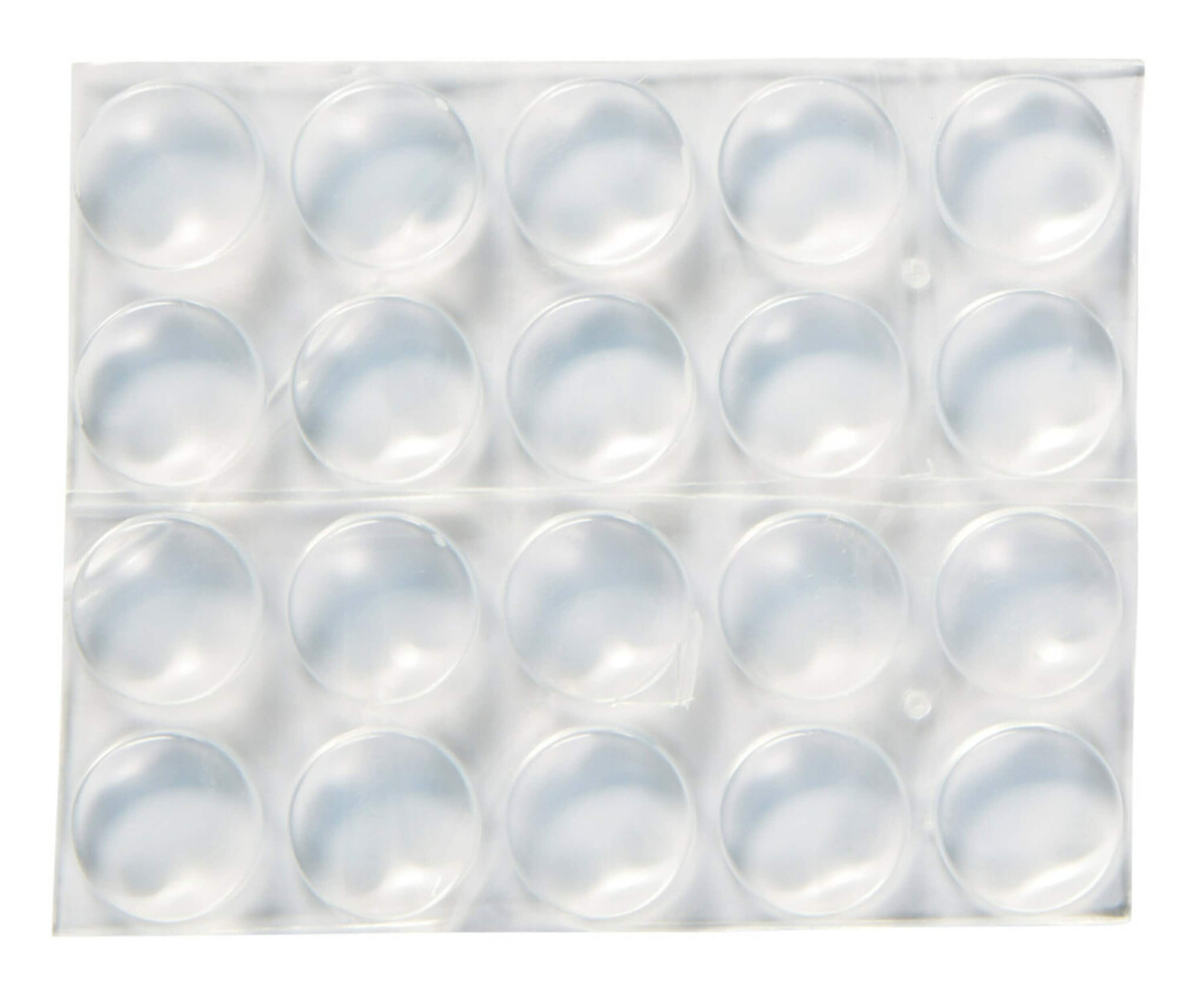 Scotch™ 1/2" Clear Self-Stick Rubber Bumper Pads, 20ct.