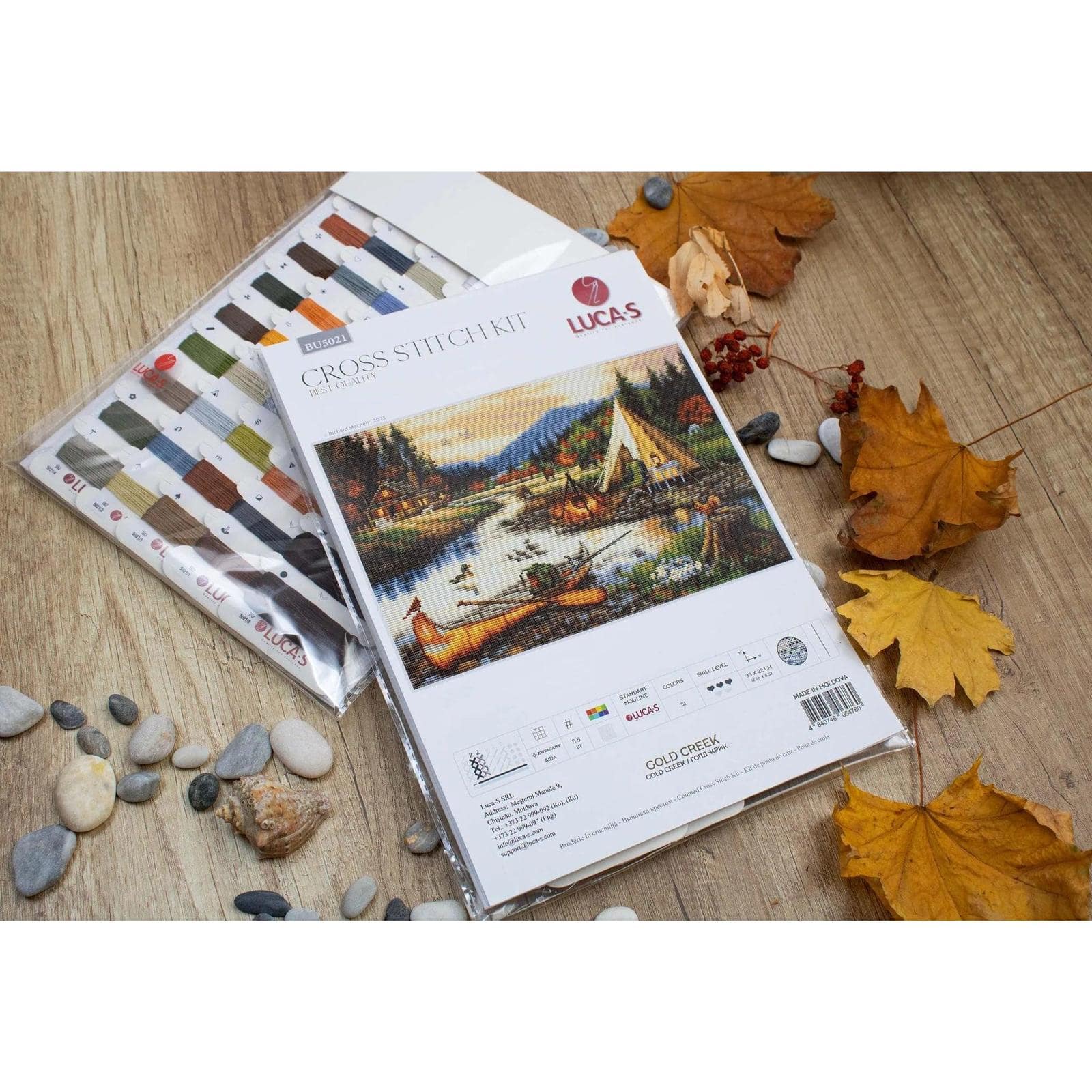 Luca-S Gold Creek Counted Cross Stitch Kit