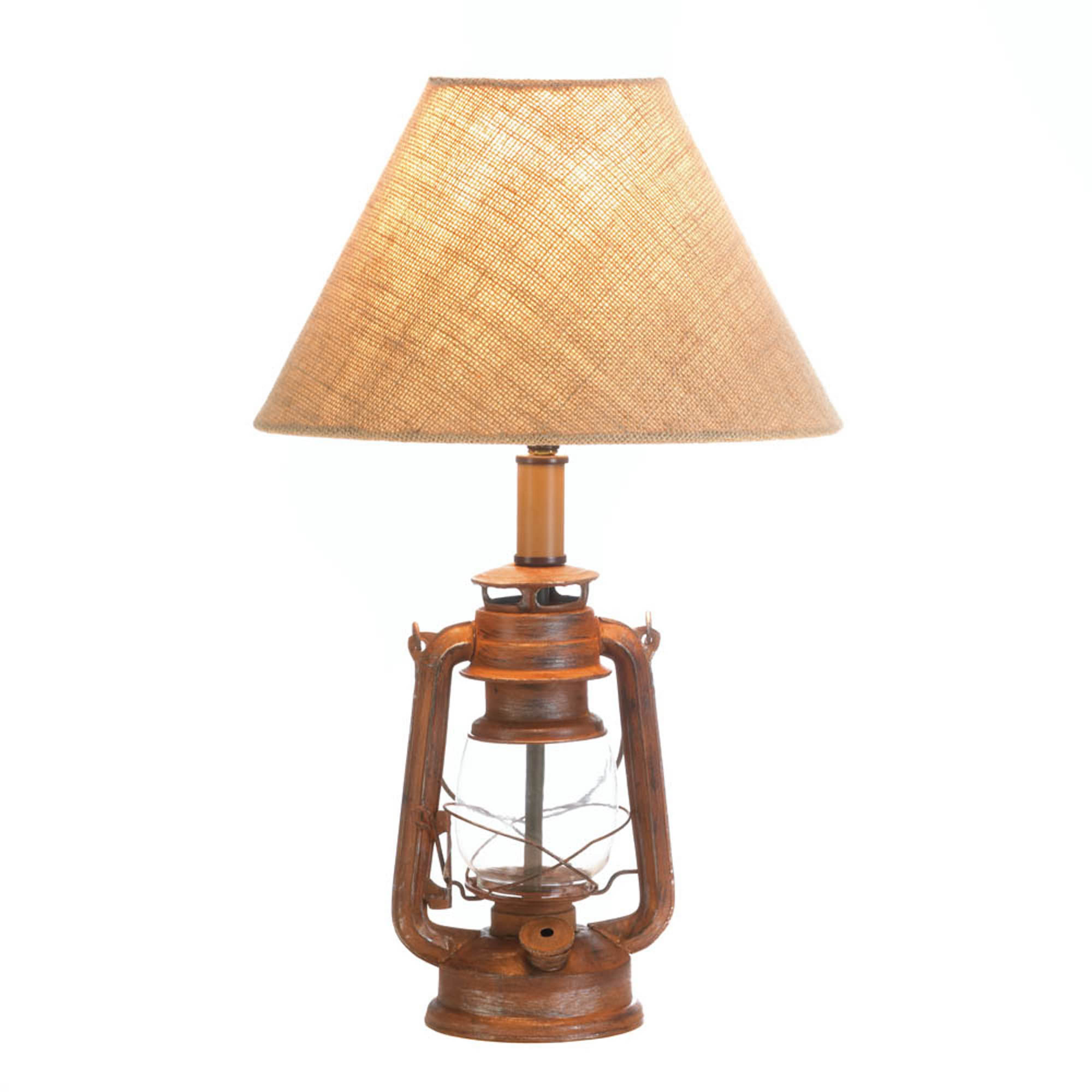 19'' Vintage Camping Lantern Table Lamp