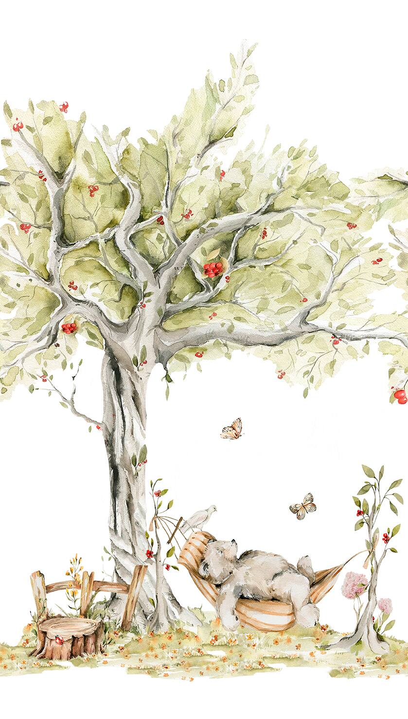 Designs Direct Lazy Bears Retreat Wall Mural