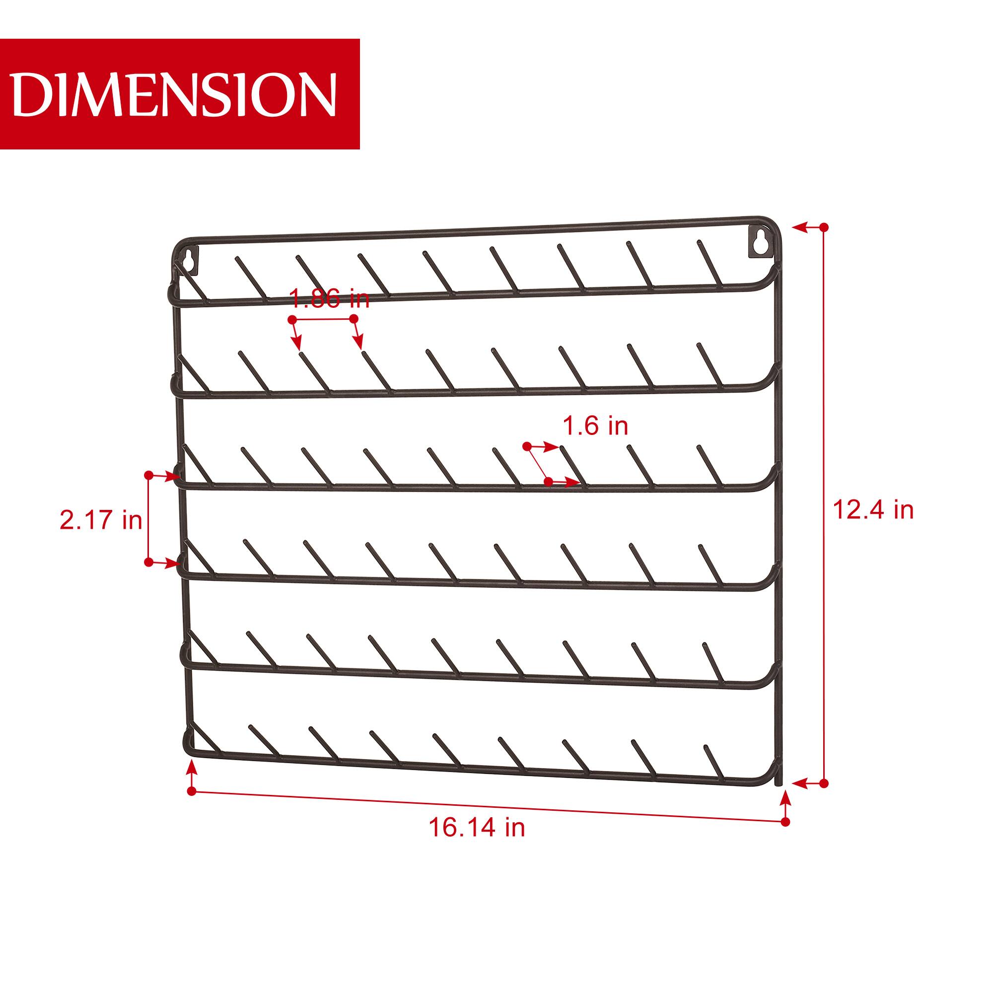 NEX™ Brown 54-Spool Metal Thread Rack, 2ct.