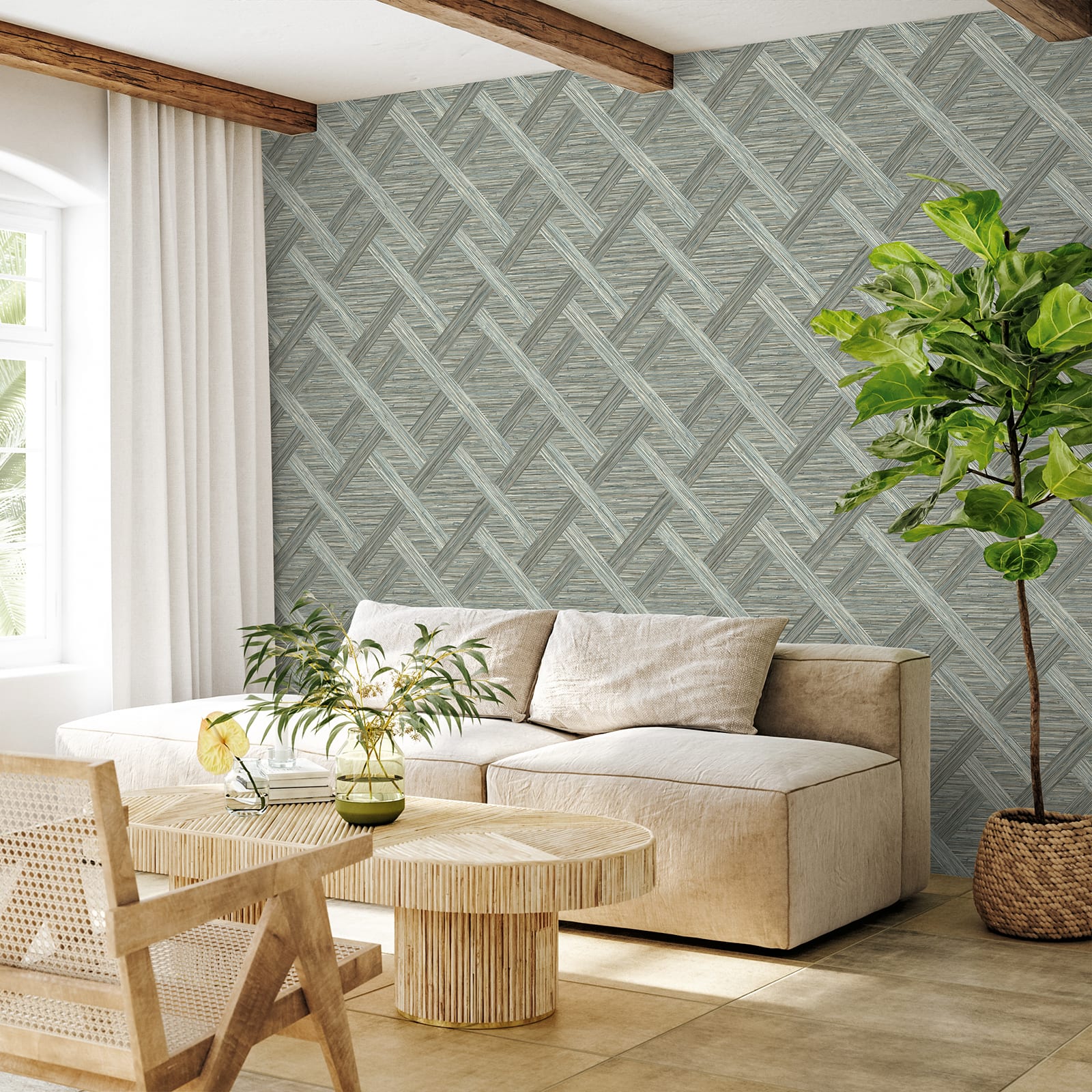 Surface Style Java Weave Peel & Stick Wallpaper