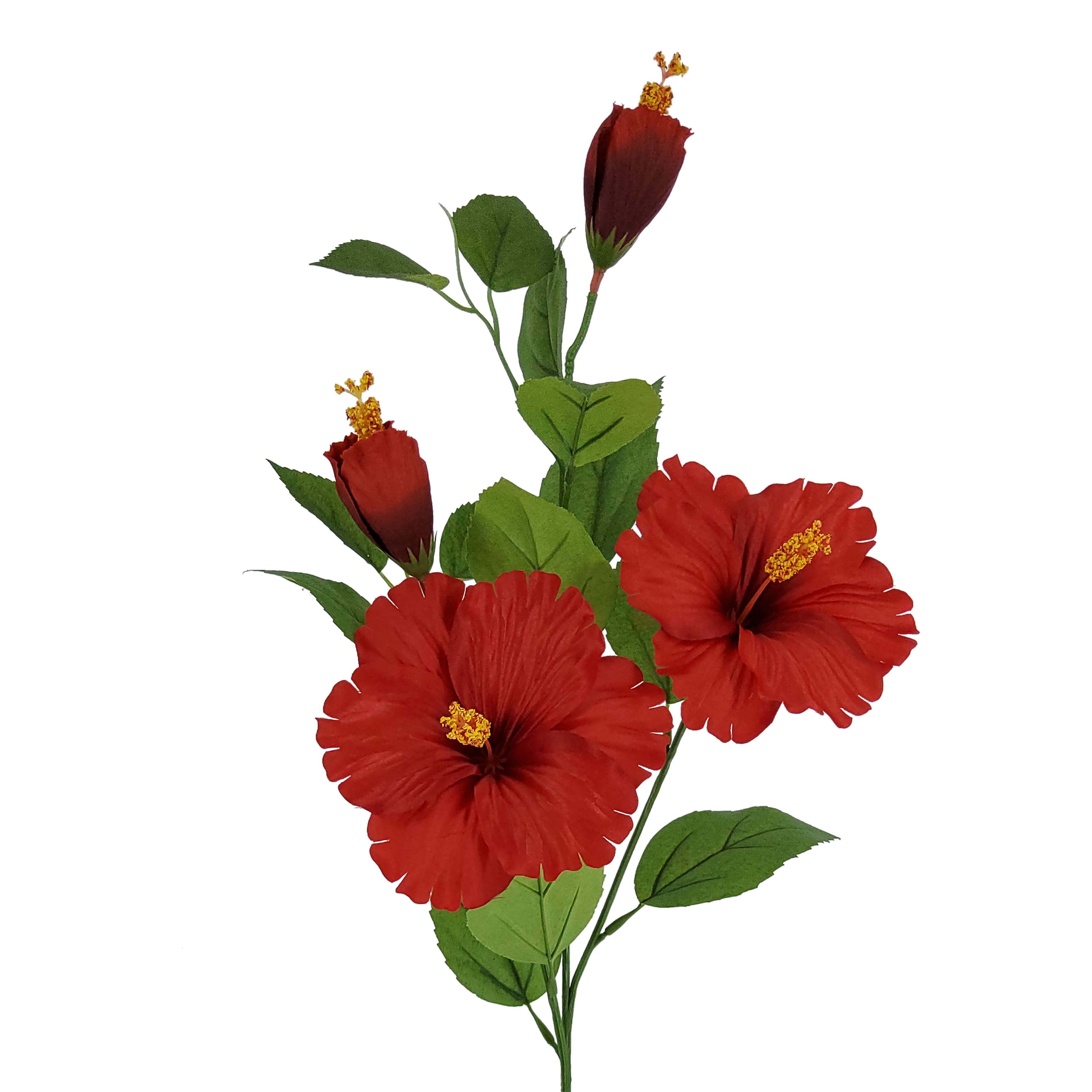 29" Red Hibiscus Stem by Ashland®