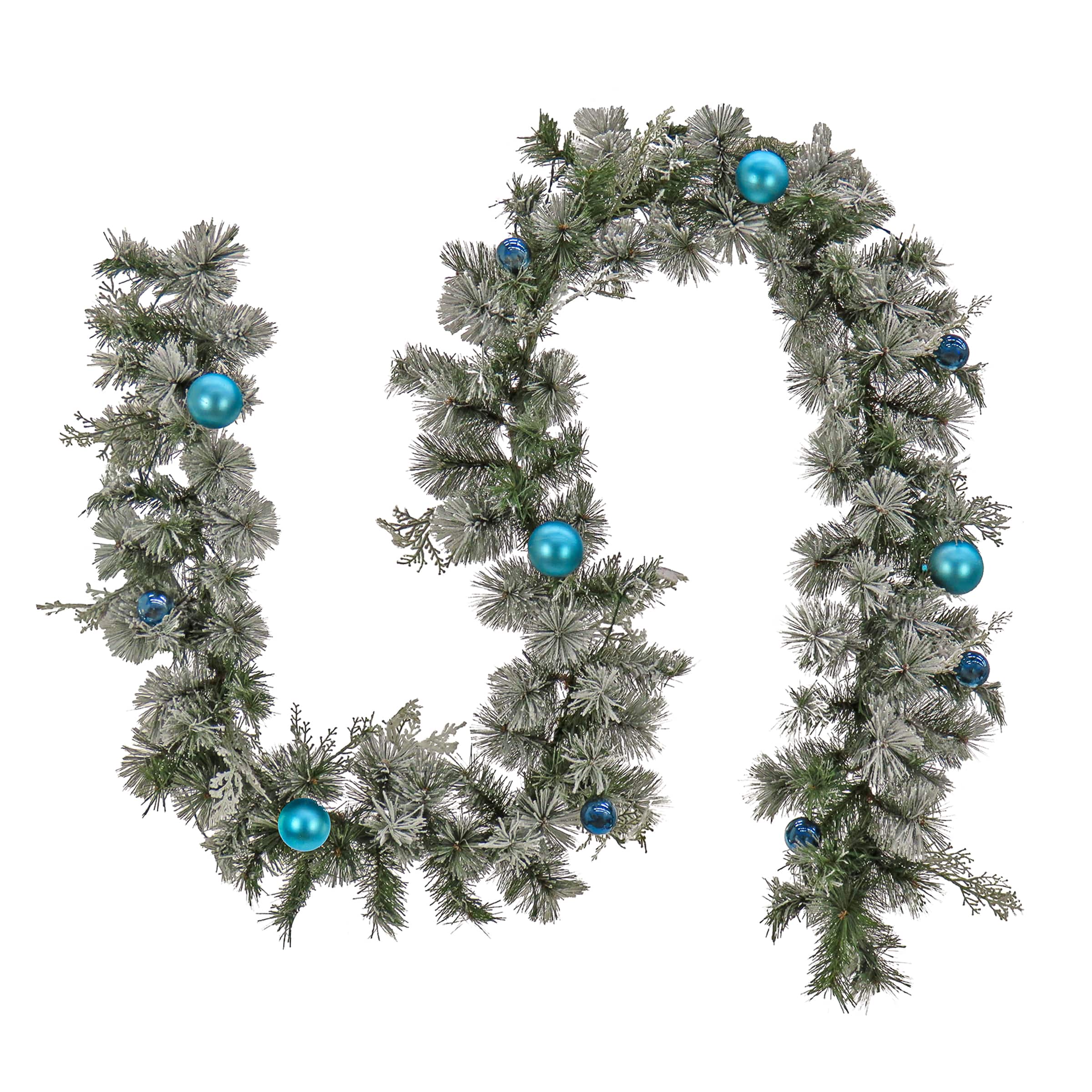 9ft. Tinkham Pine Garland With LED Lights