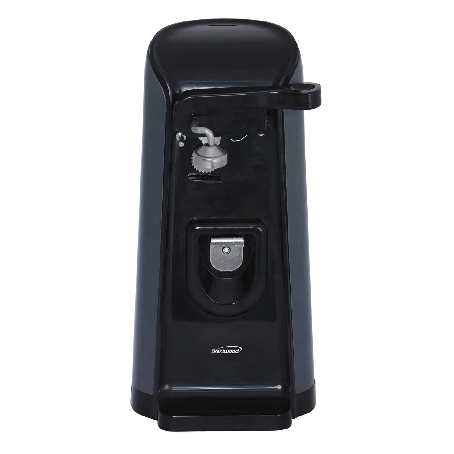 Brentwood Tall Electric Can Opener with Knife Sharpener & Bottle Opener