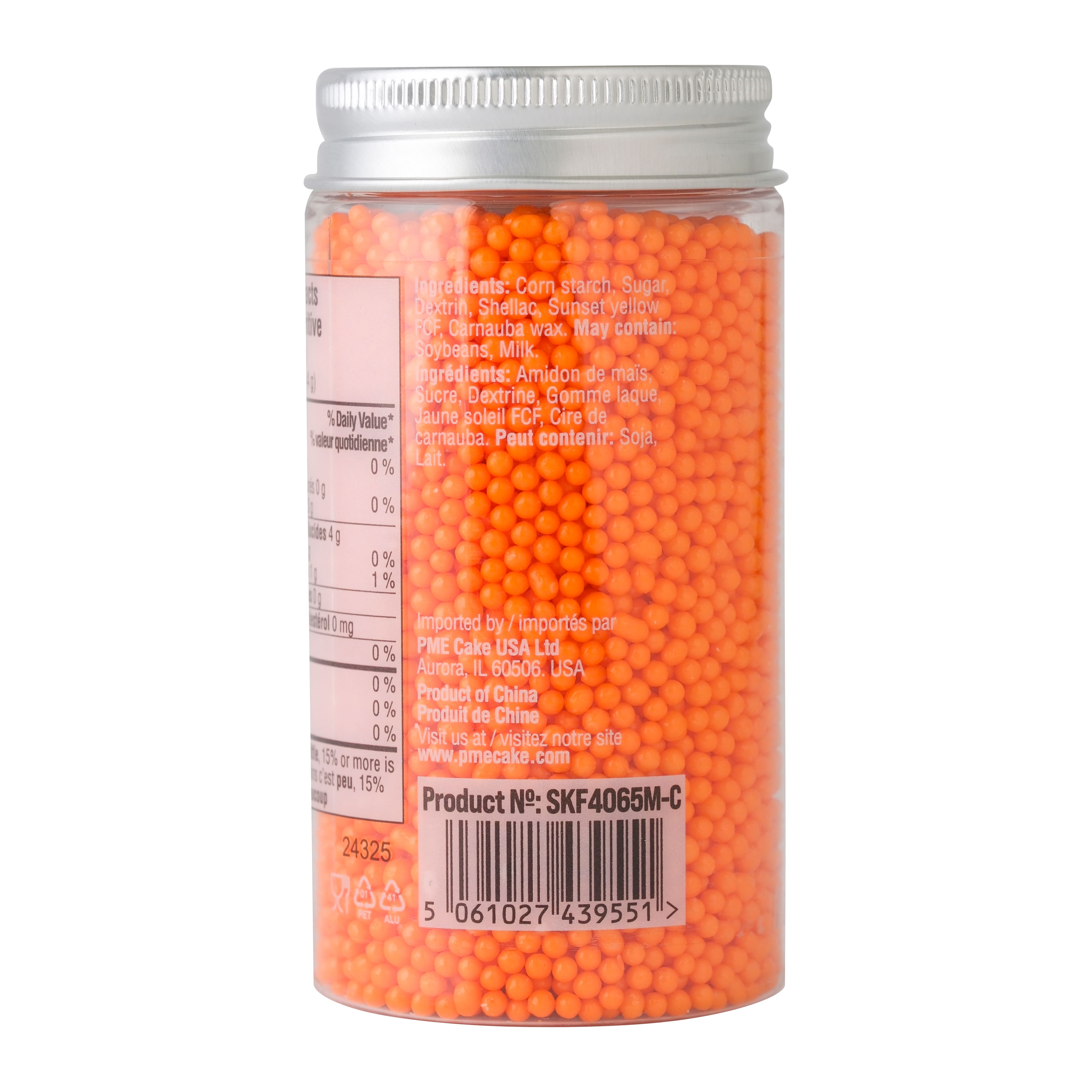 PME Cake Sweet Street® 3.8oz. Nonpareils Sprinkles