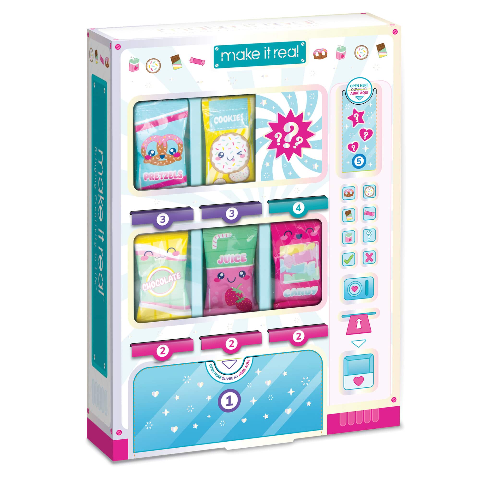 Make It Real™ Snackers Bracelet Kit Vending Machine