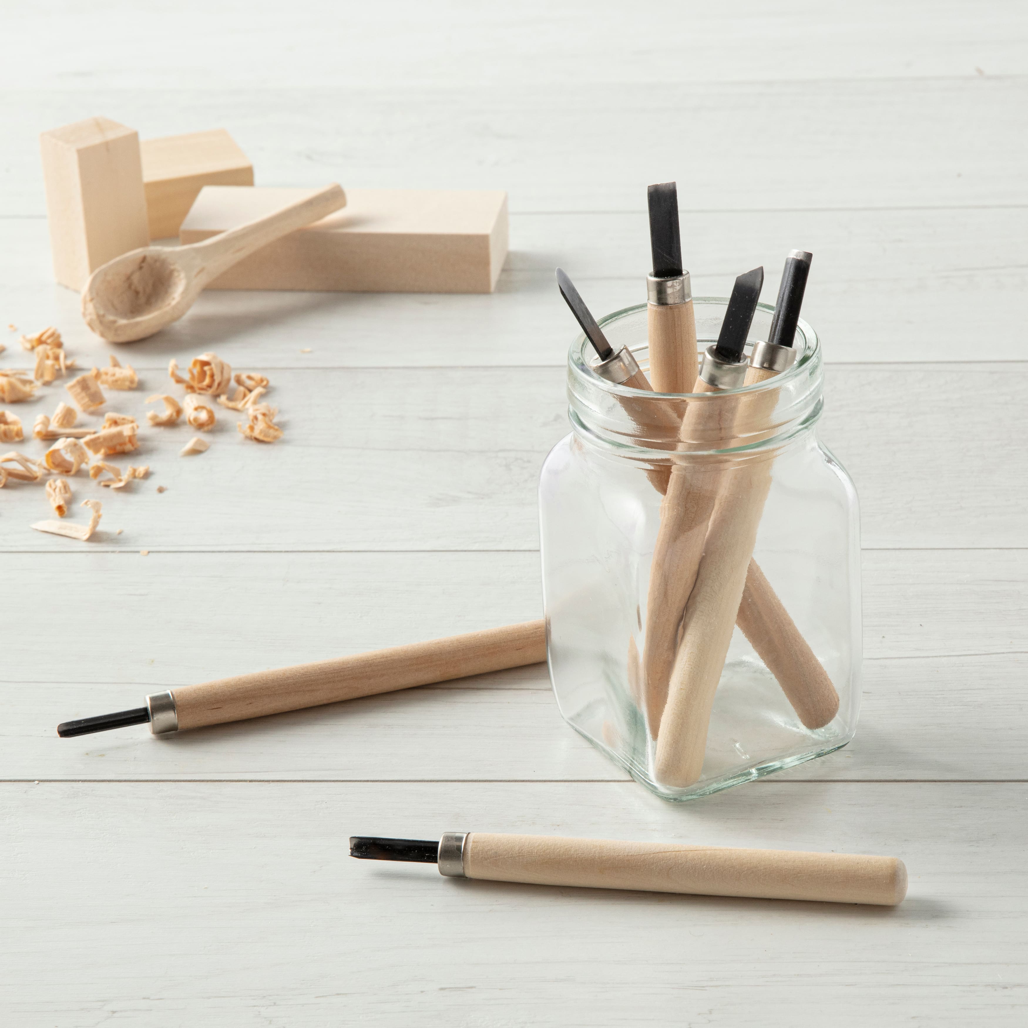 6 Packs: 6 ct. (36 total) Wood Carving Knife Set by Make Market®