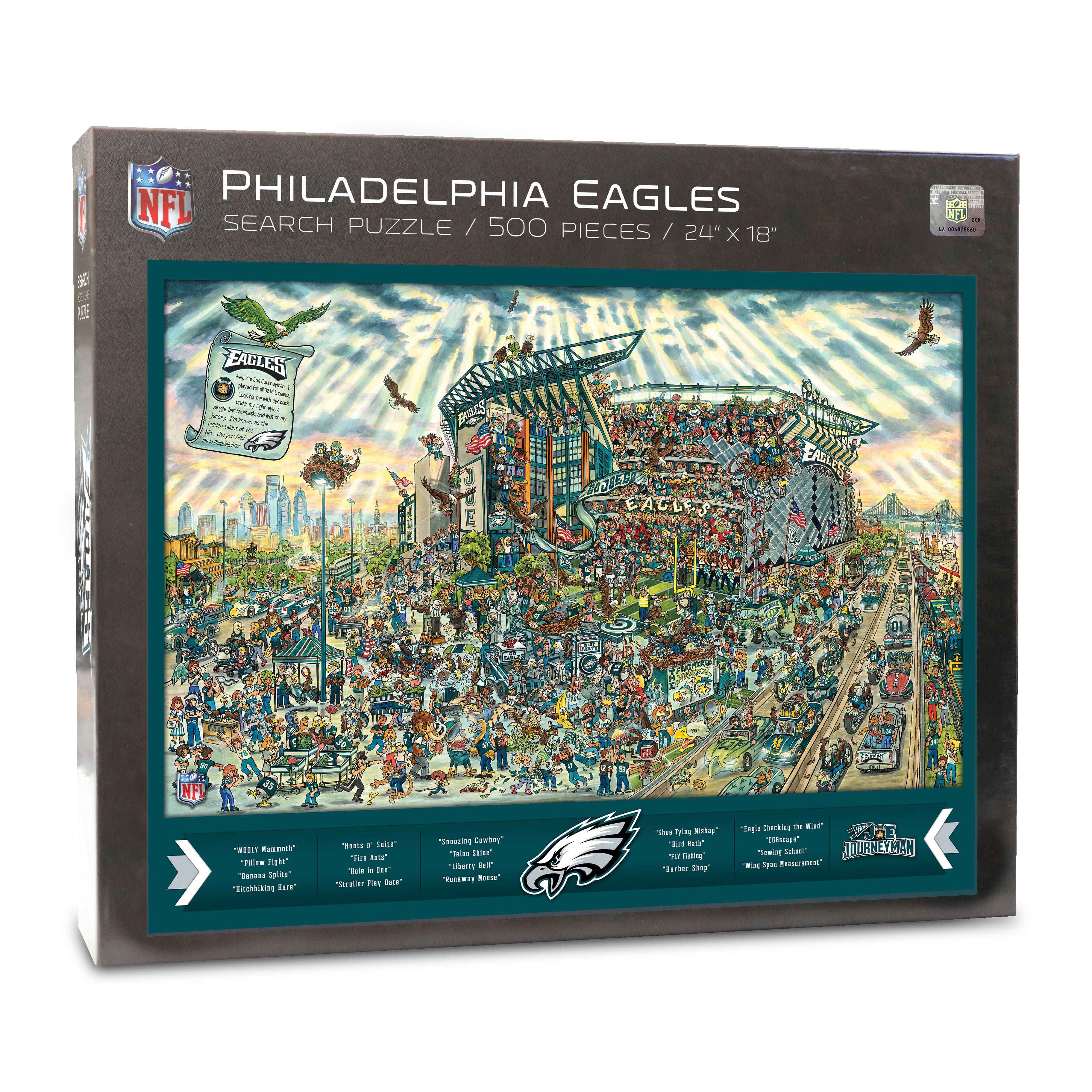 Joe Journeyman NFL 500 Piece Jigsaw Puzzle By Youthefan in Philadelphia Eagles | 18" x 24" | Michaels®