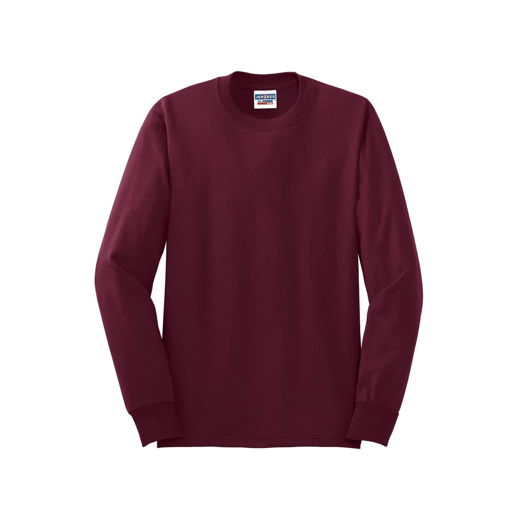 JERZEES® Dri-Power® 50/50 Cotton/Poly Long Sleeve T-Shirt