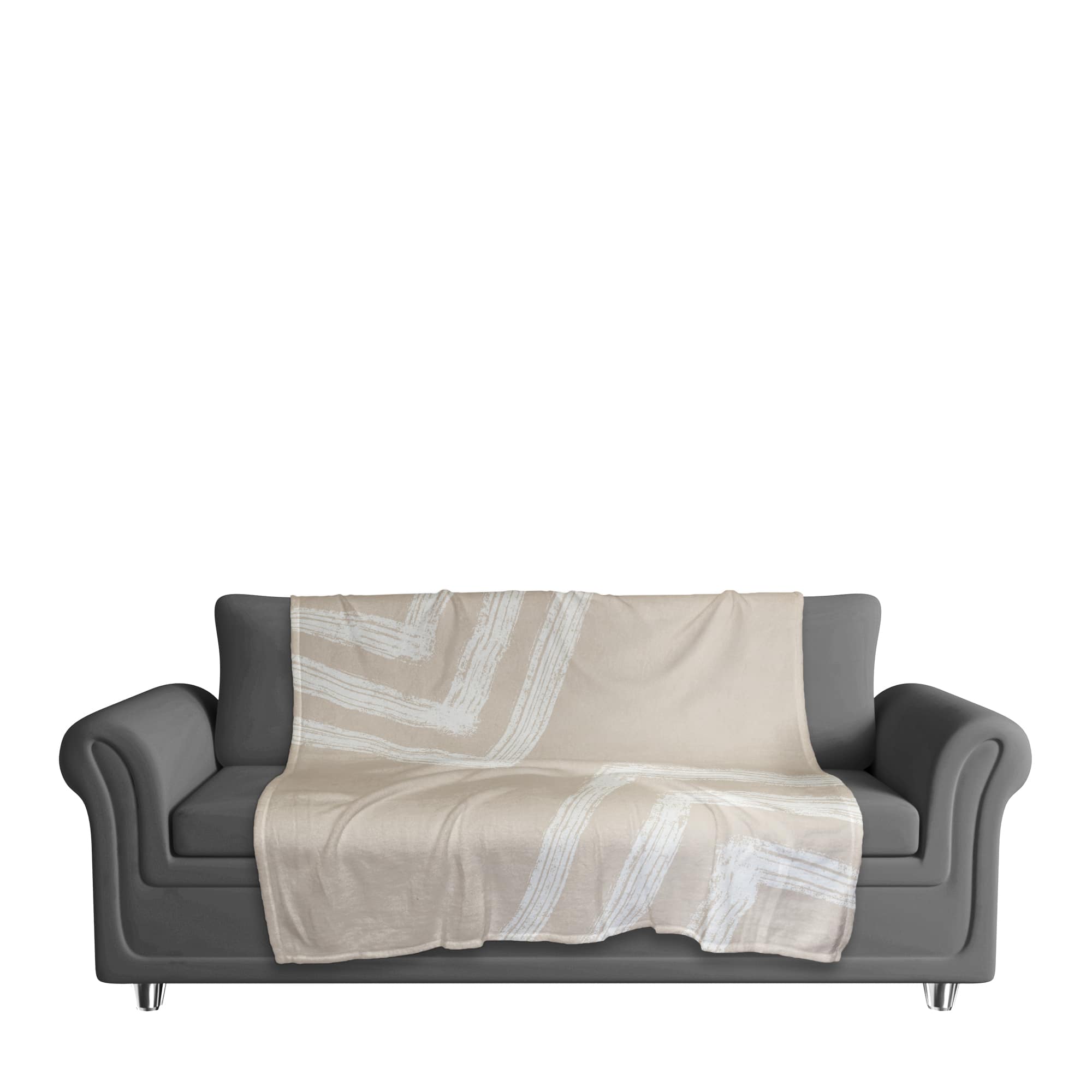 Neutral Zags Coral Fleece Blanket