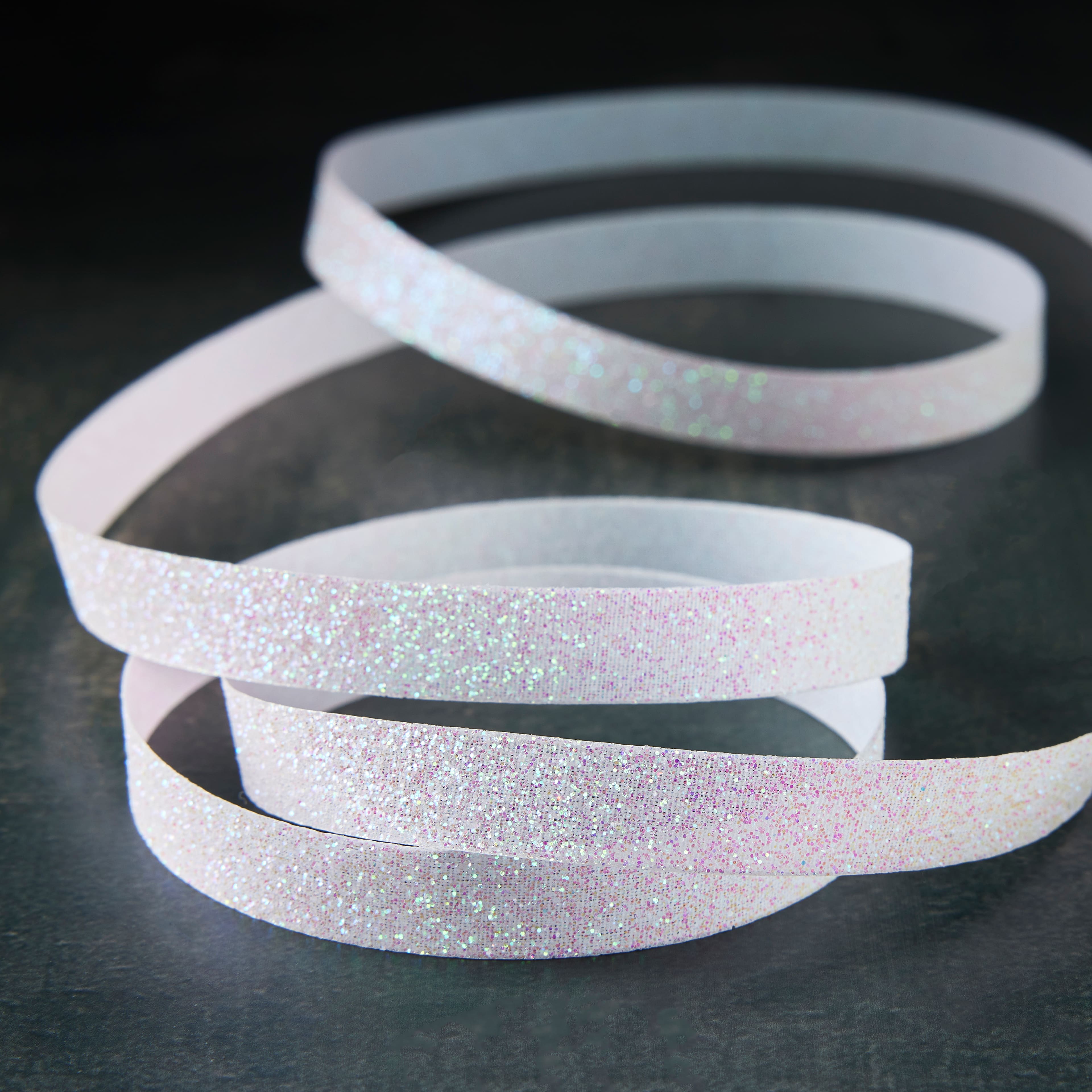 12 Pack: 3/8" x 5yd. Metallic Glitter Ribbon by Celebrate It