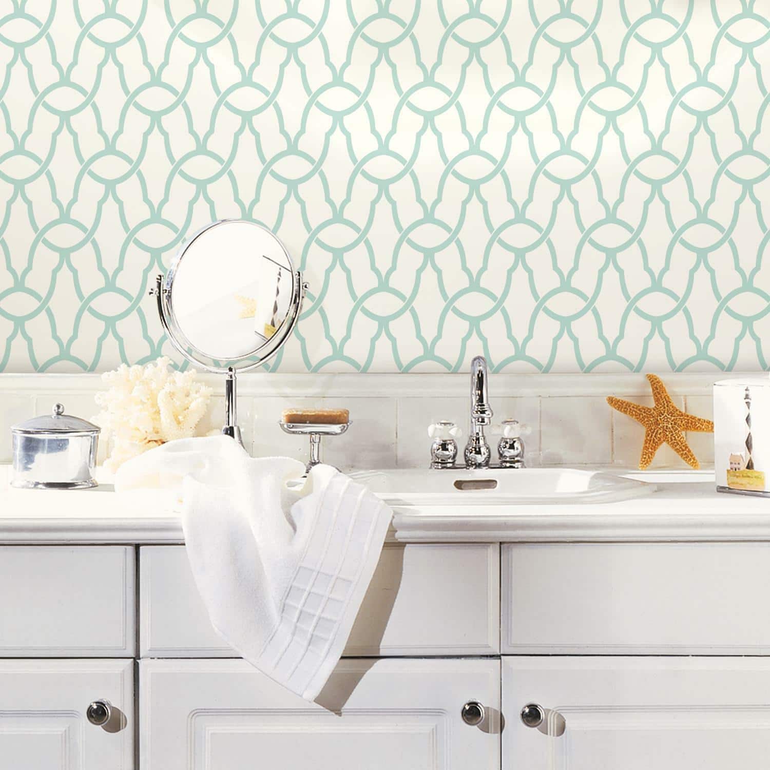 RoomMates Trellis Peel & Stick Wallpaper