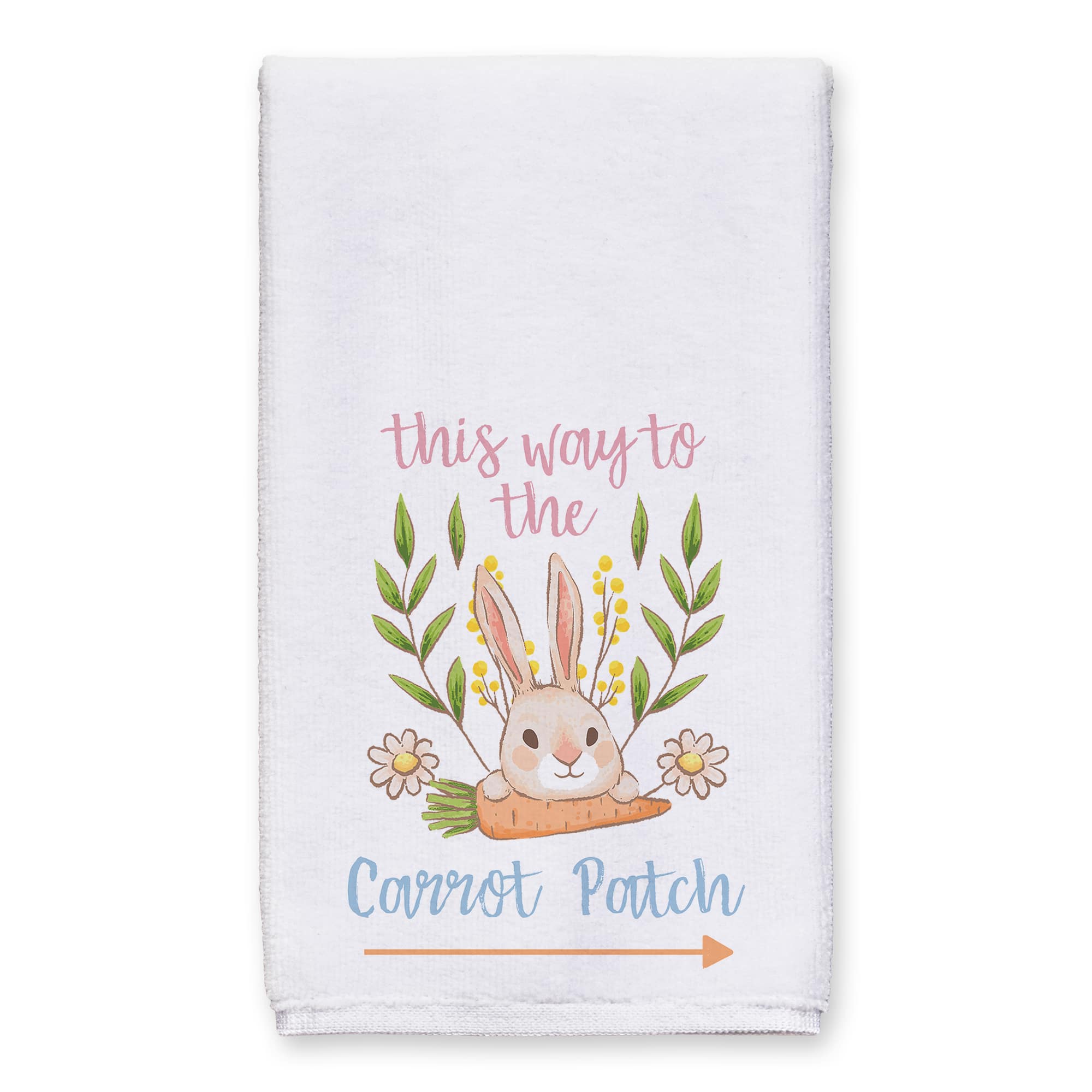 This Way To Carrot Patch 16" x 25" Tea Towel - Set of 2