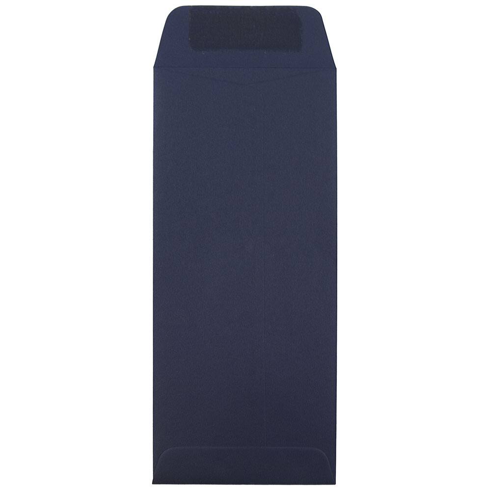 JAM Paper 4" x 9.5" Navy Blue Policy Business Premium Envelopes