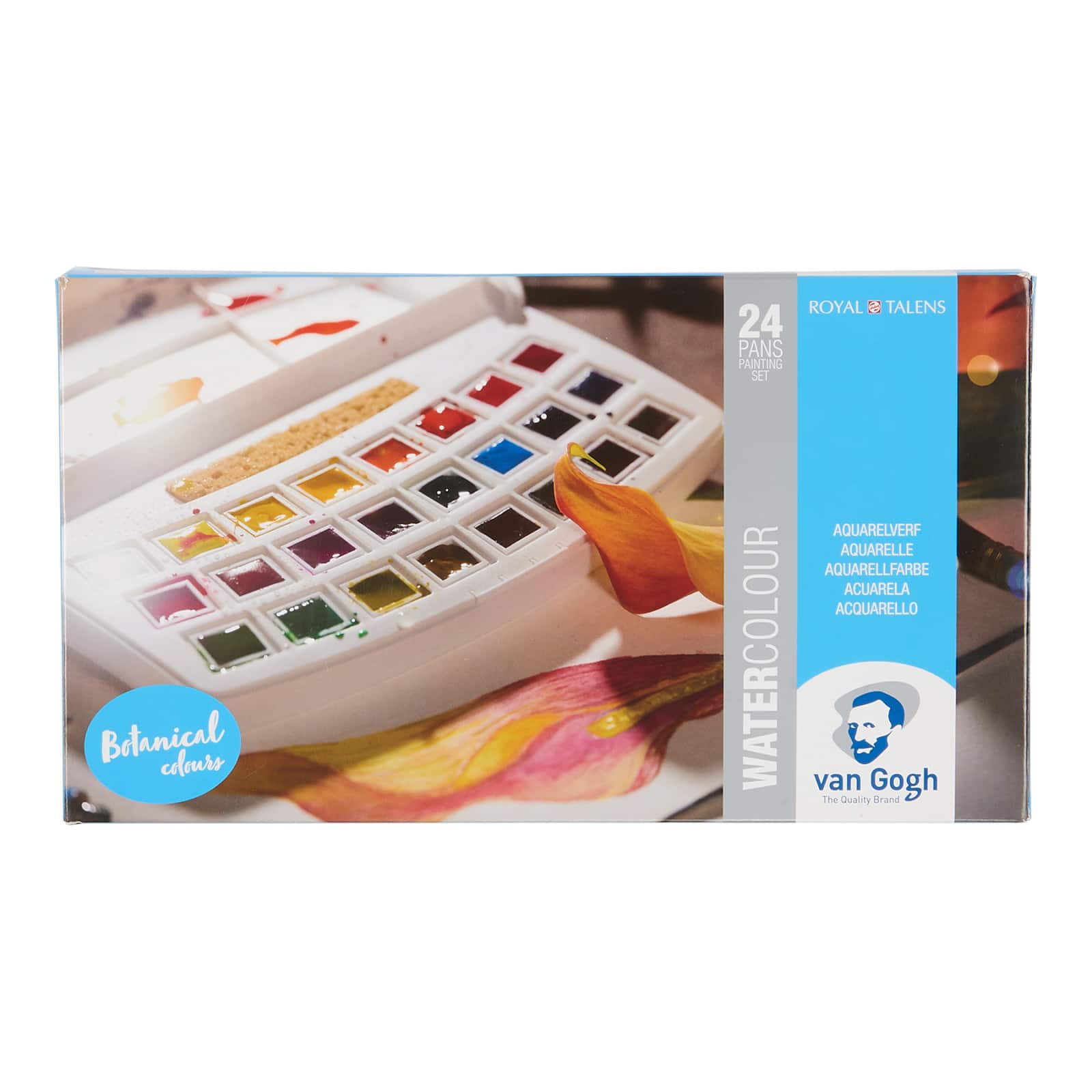 Van Gogh Botanical Colors Watercolor Pan Set