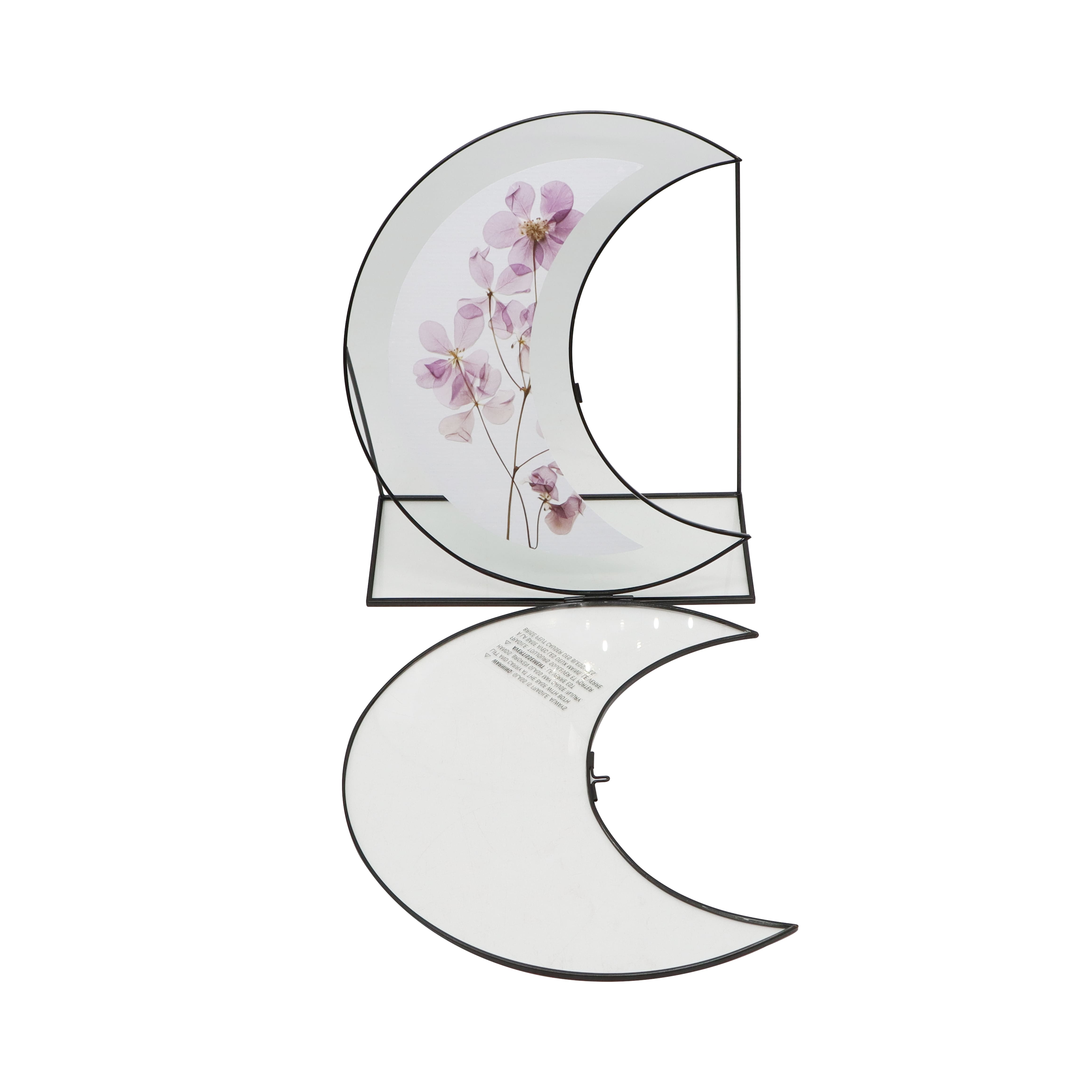 9.5" Glass Moon Frame with Stand by Ashland®
