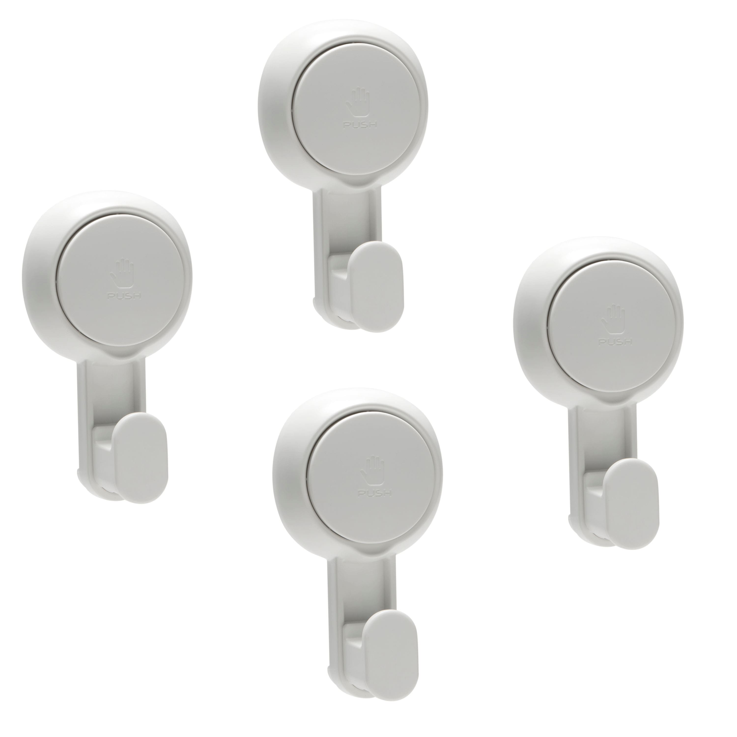 Bath Bliss Gel-Suction Power Hooks, 4ct.