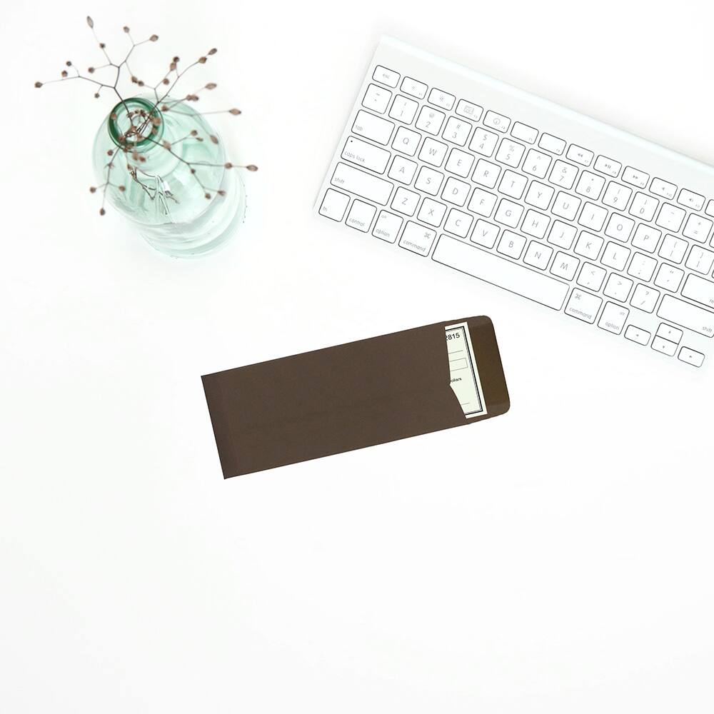 JAM Paper #10 Chocolate Brown Policy Business Premium Envelopes