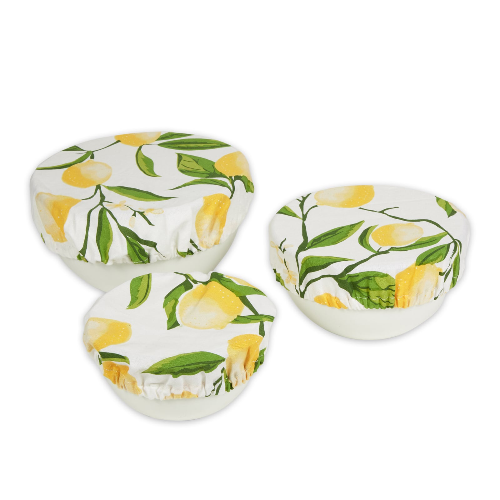 Lemon Bliss Print Dish Cover Set