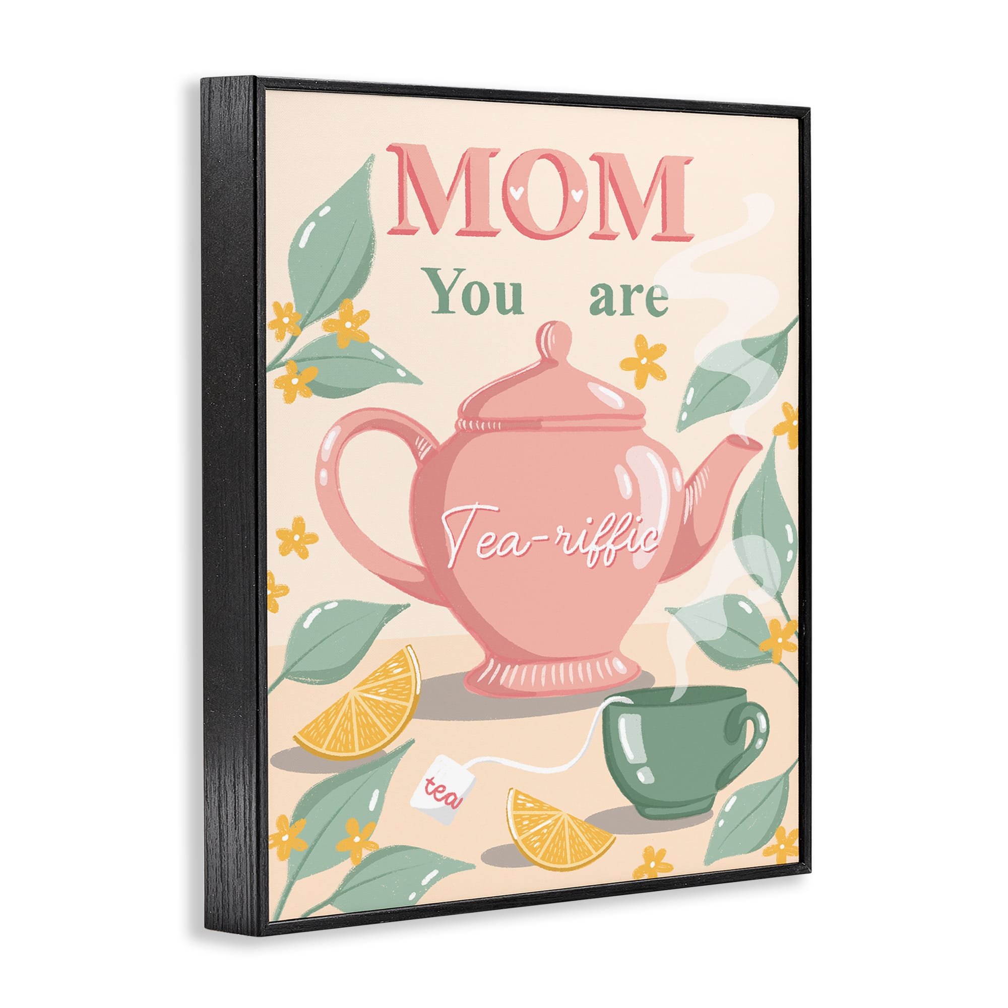 Stupell Industries Mom You Are Tea-riffic Teapot Framed Giclee Art