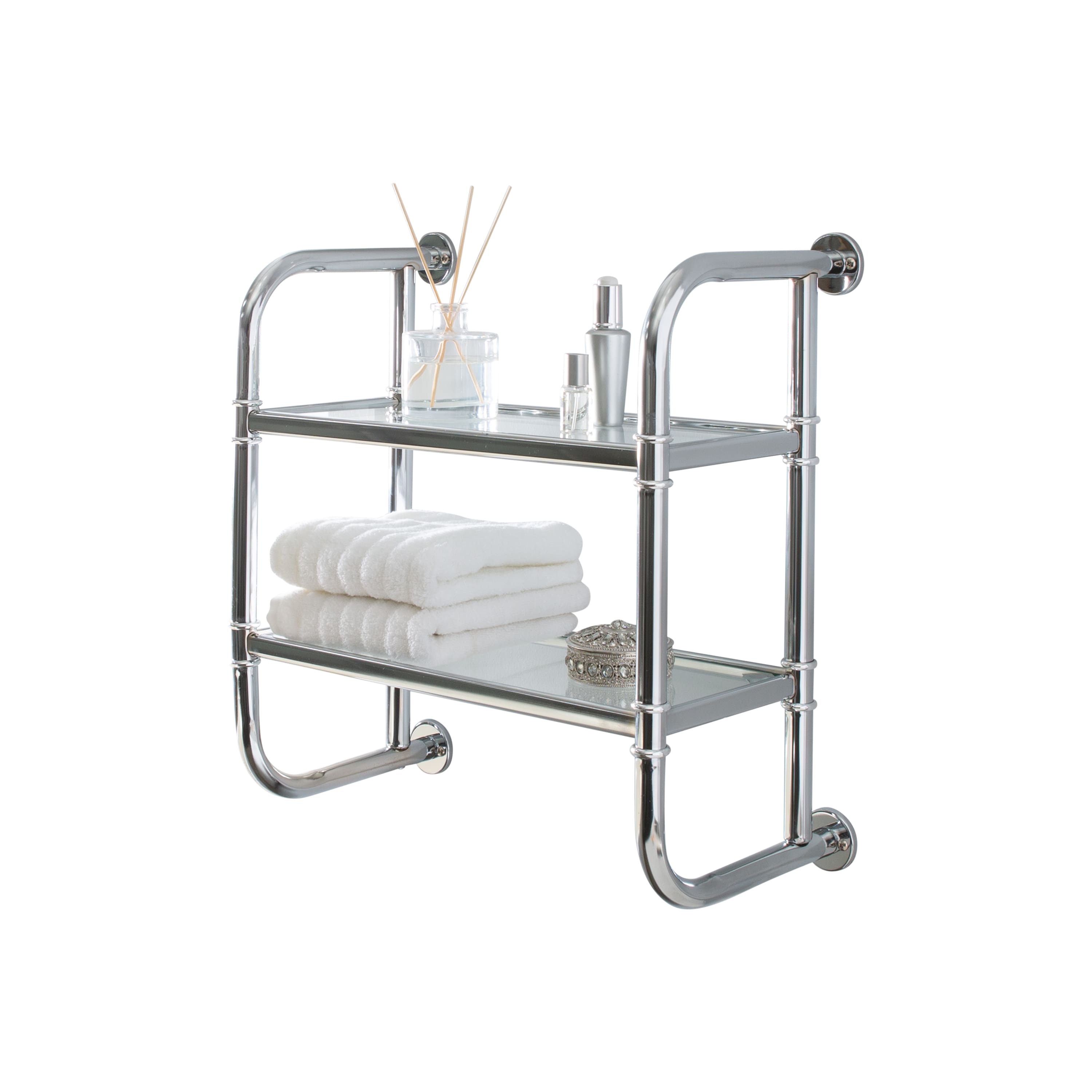 Organize It All 2-Tier Hanging Bath Shelf 