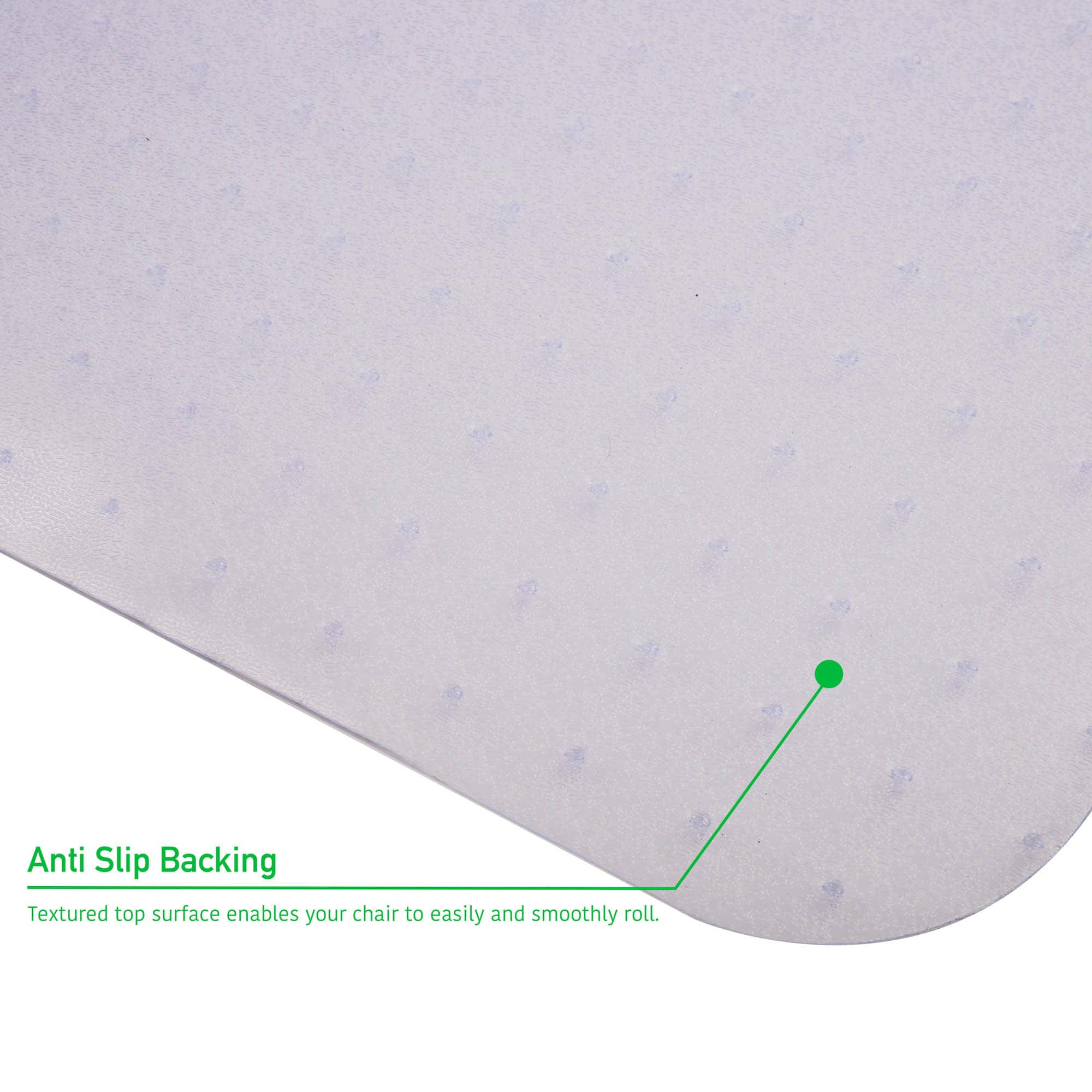 Mind Reader Clear Office Chair Mat for Hardwood Floors