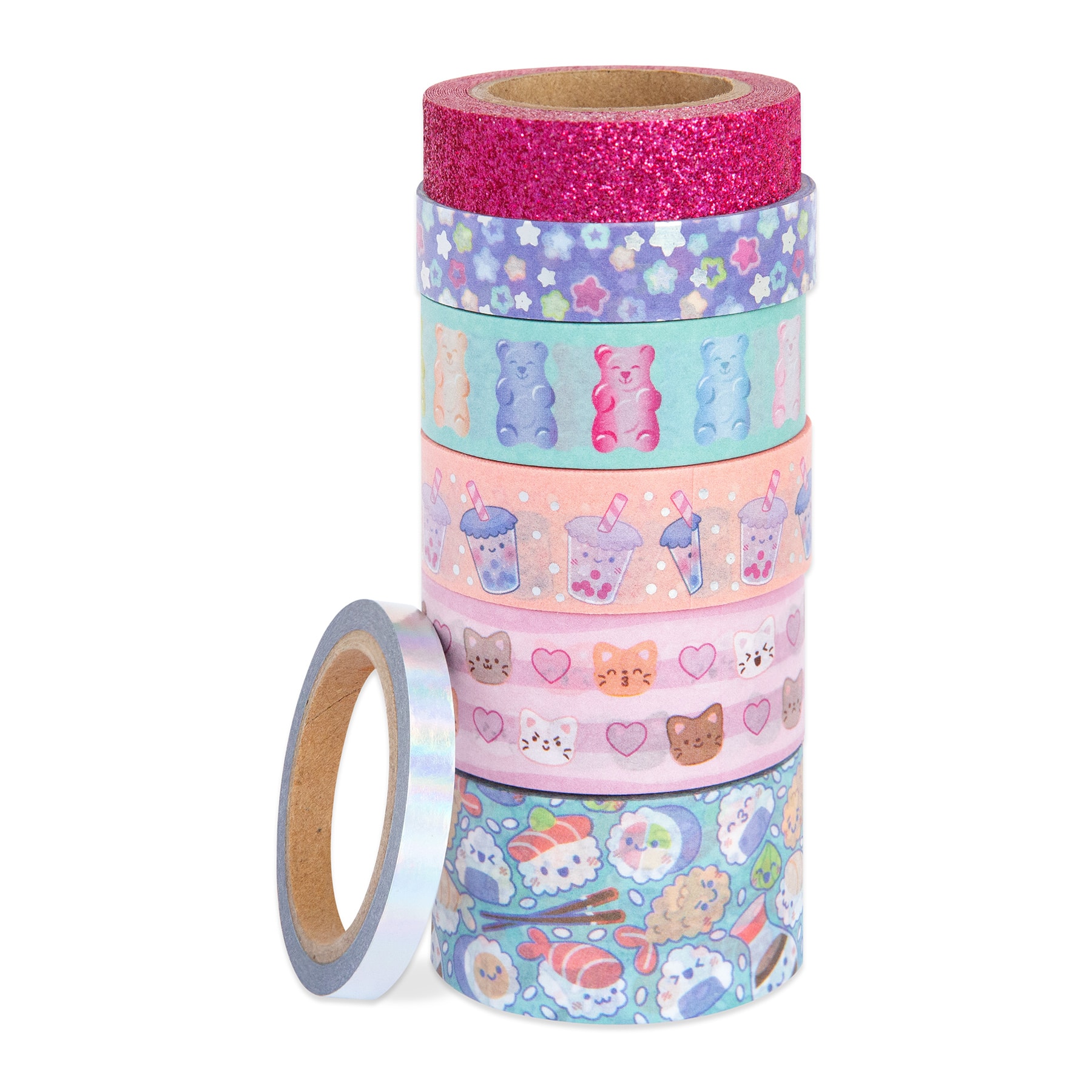 7-Piece Joy Jelly Washi Tape Tube by Recollections™
