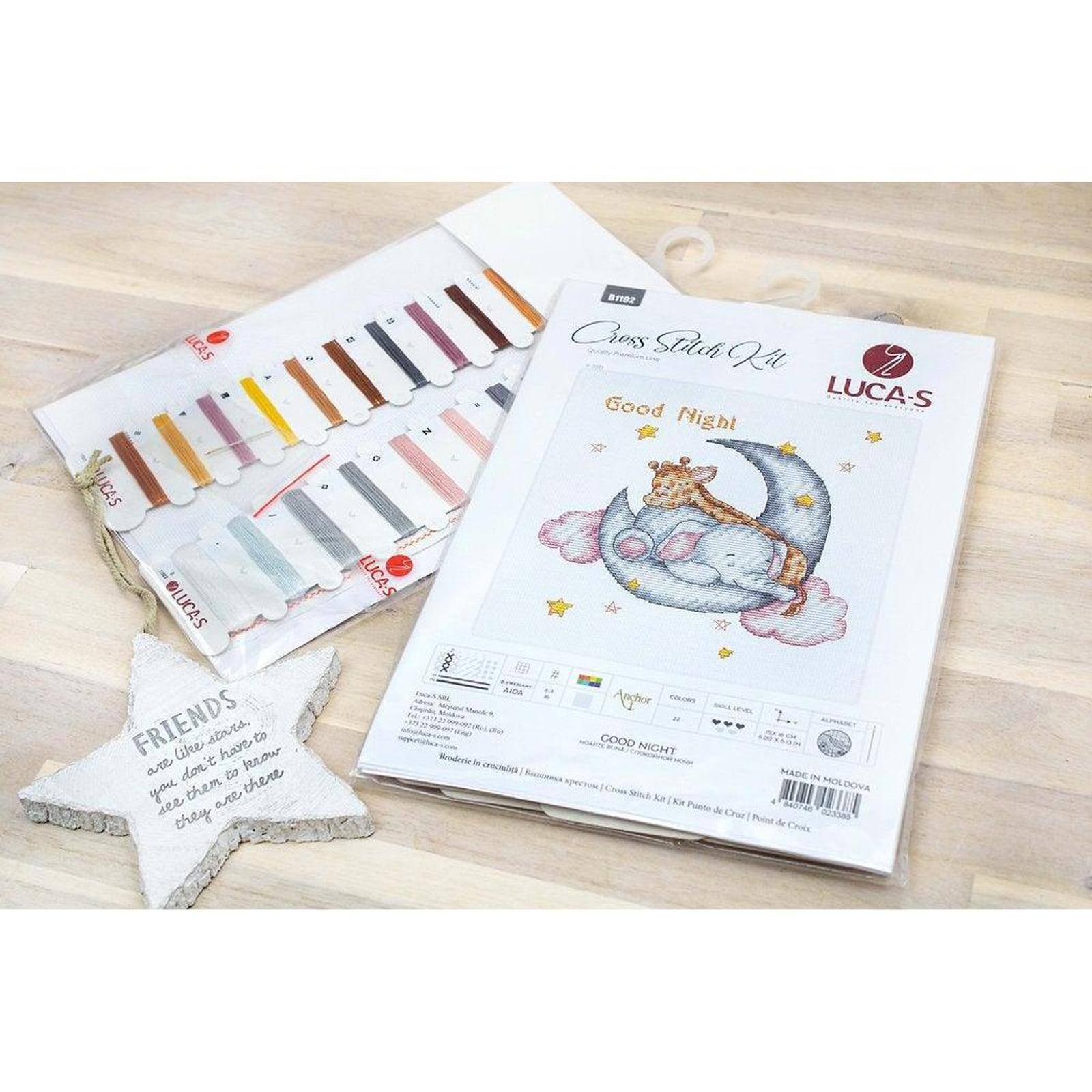 Luca-s Good Night Counted Cross Stitch Kit