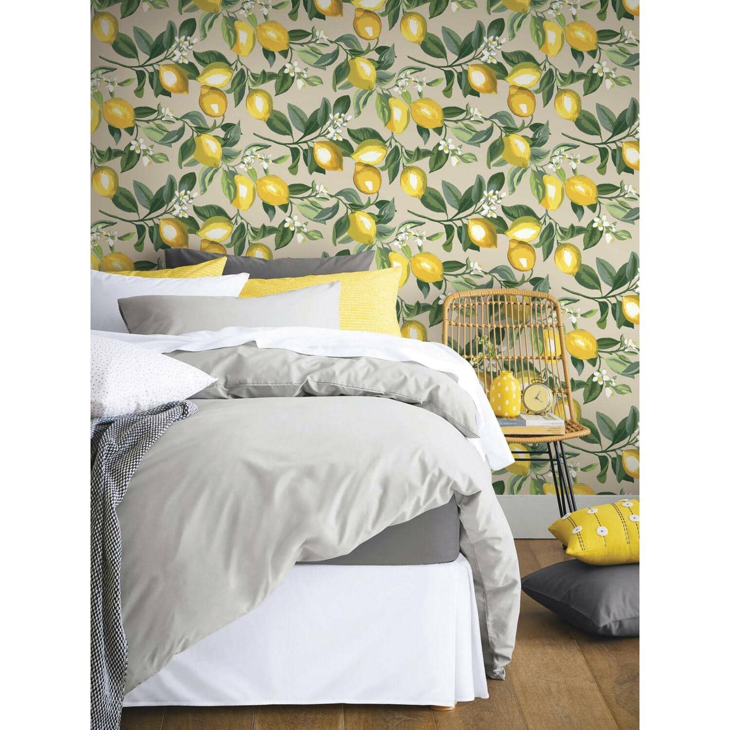 RoomMates Lemon Zest Peel & Stick Wallpaper